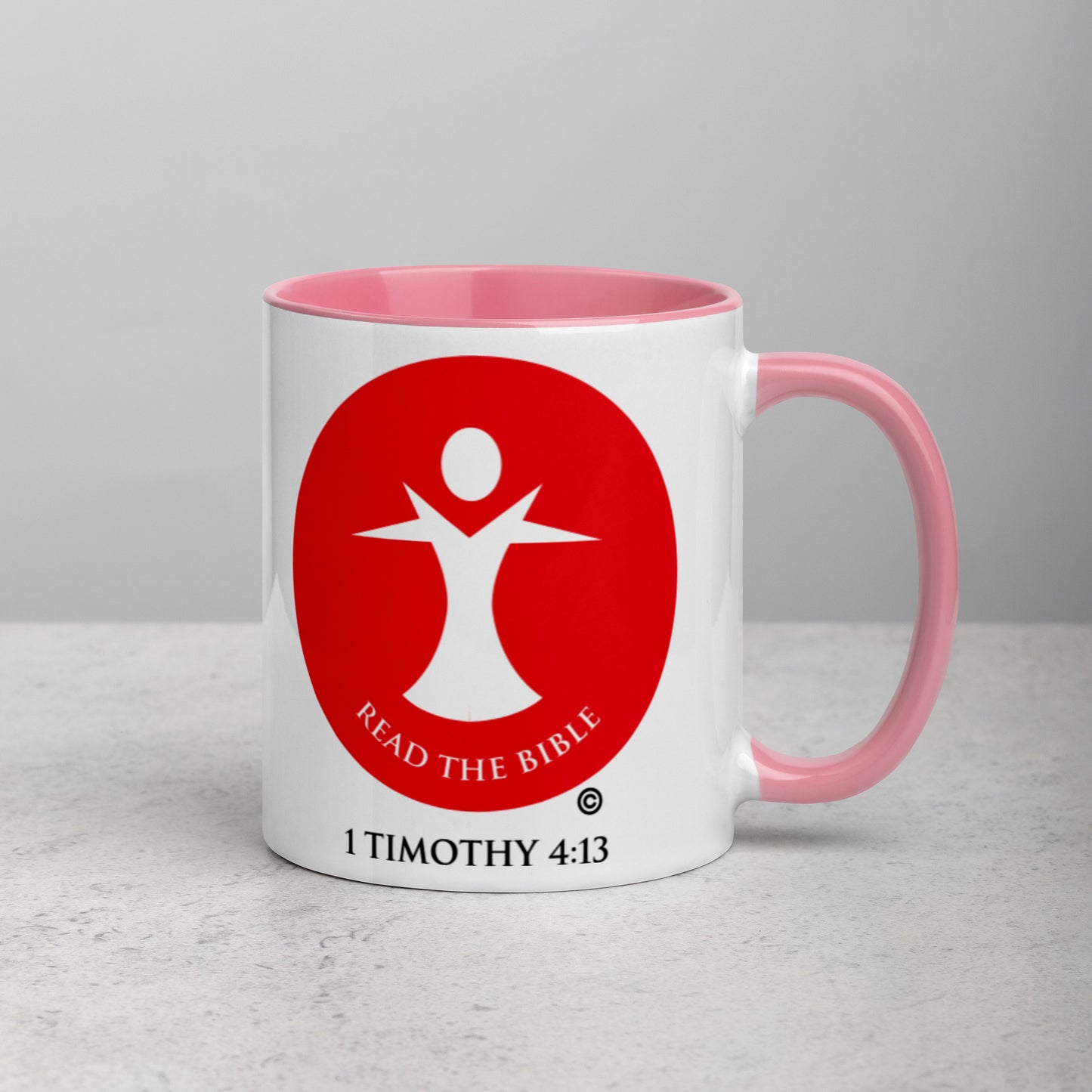 Read the Bible Mug with Color Inside
