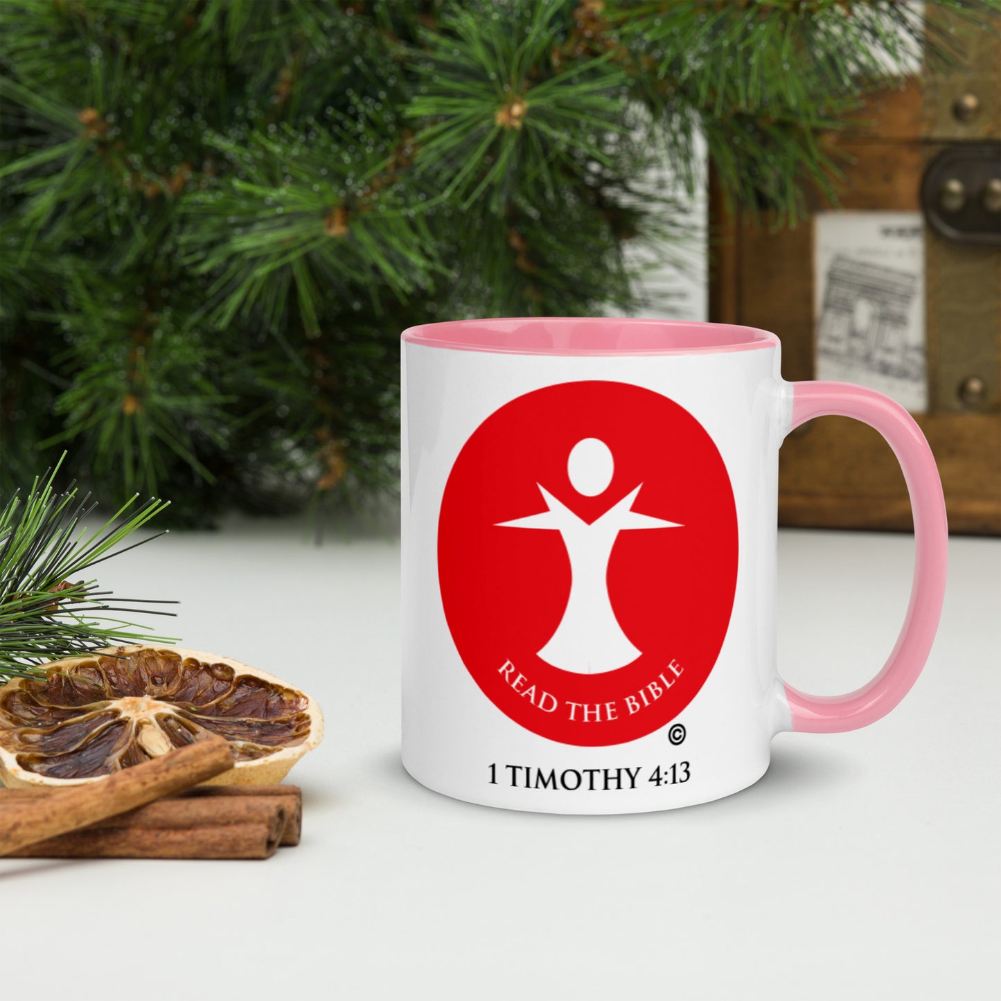 Read the Bible Mug with Color Inside