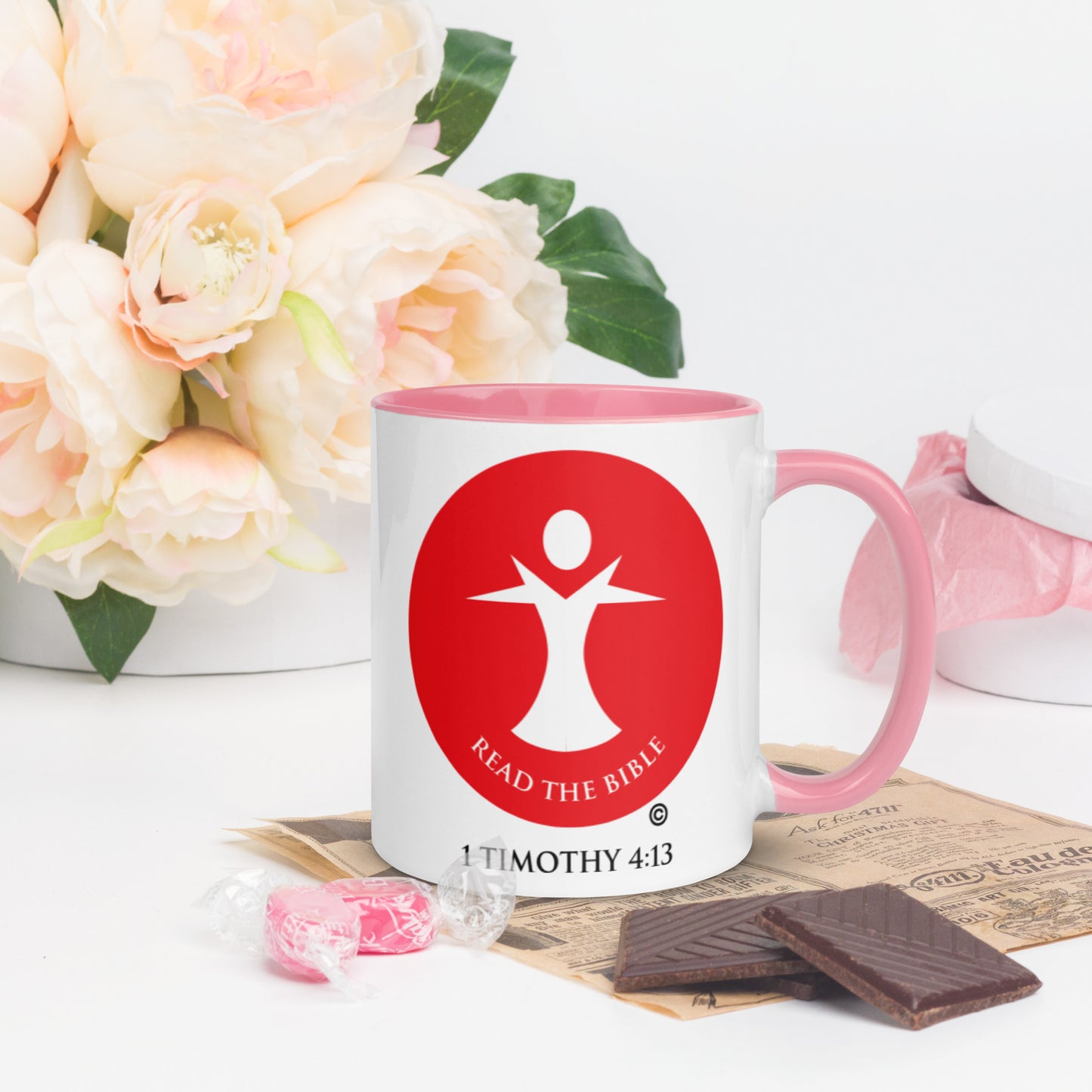 Read the Bible Mug with Color Inside