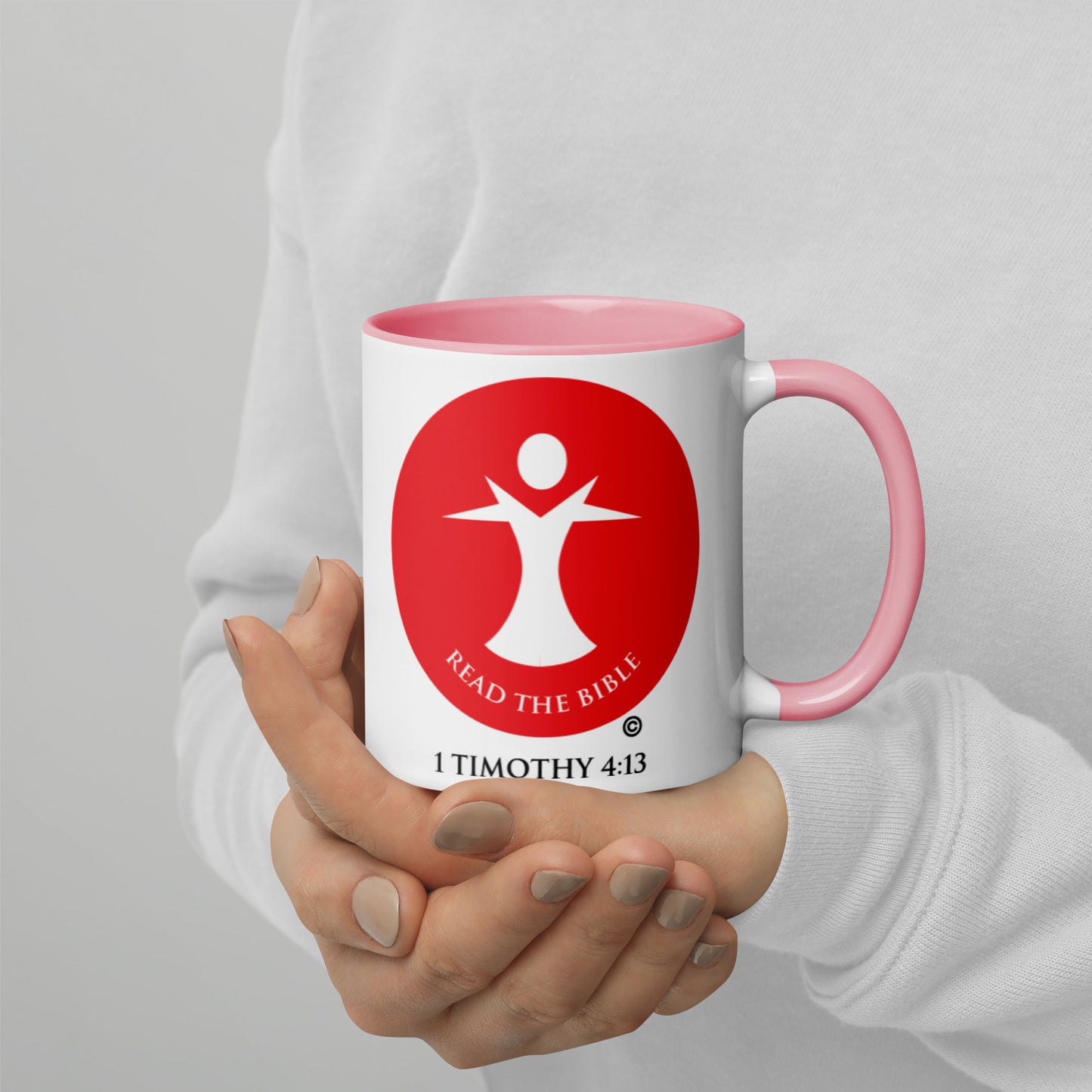 Read the Bible Mug with Color Inside