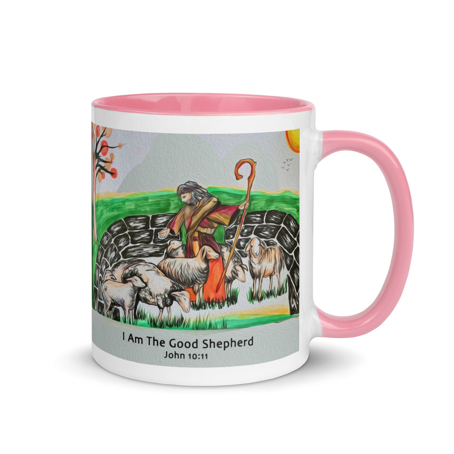 Good Shepherd Mug with Color Inside