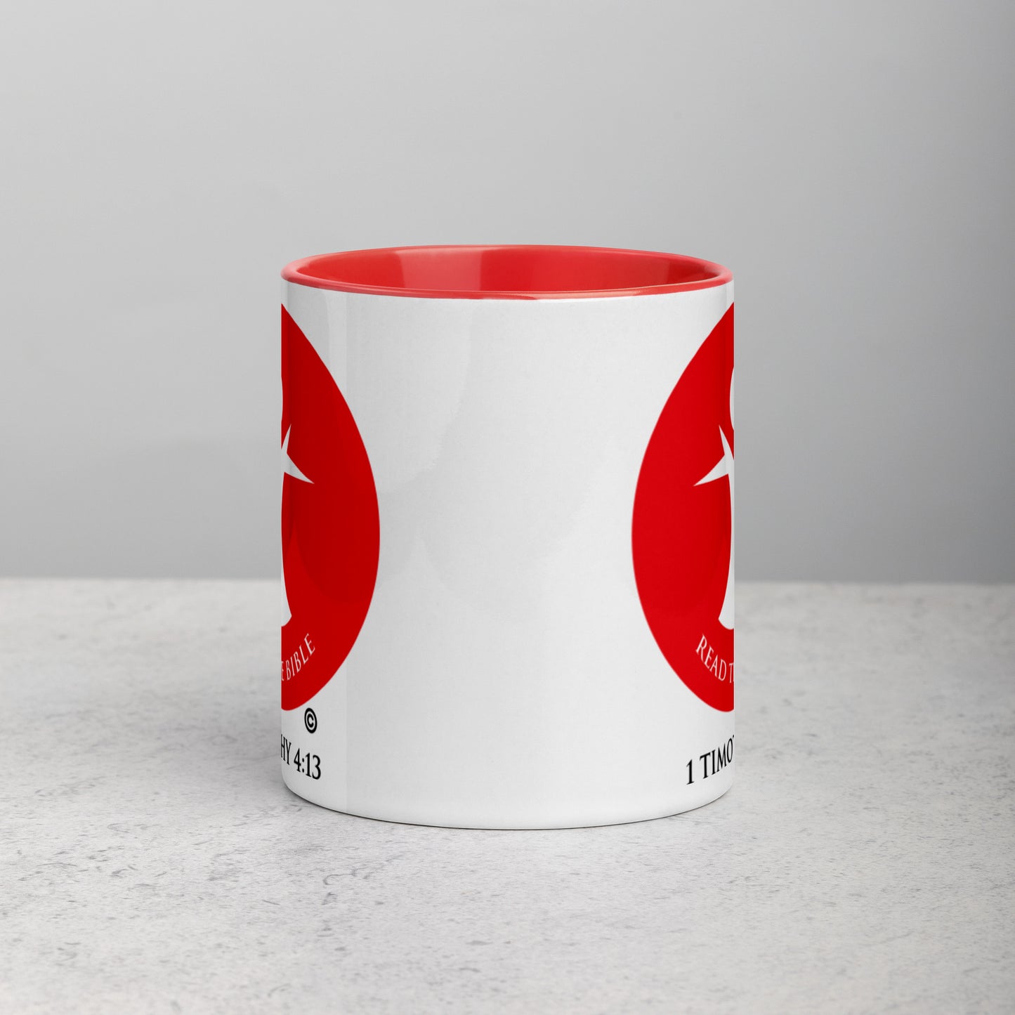 Read the Bible Mug with Color Inside
