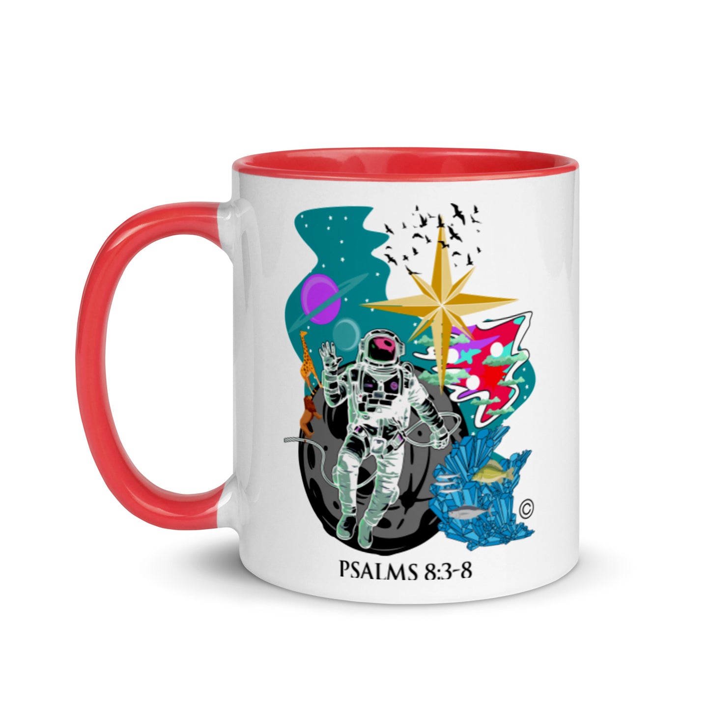 God's Creation Mug with Color Inside