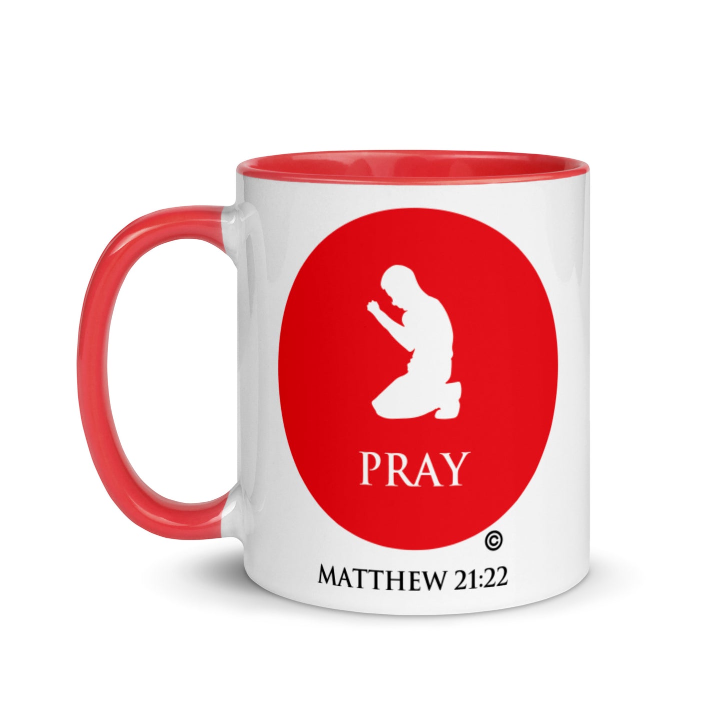 Pray Mug with Color Inside