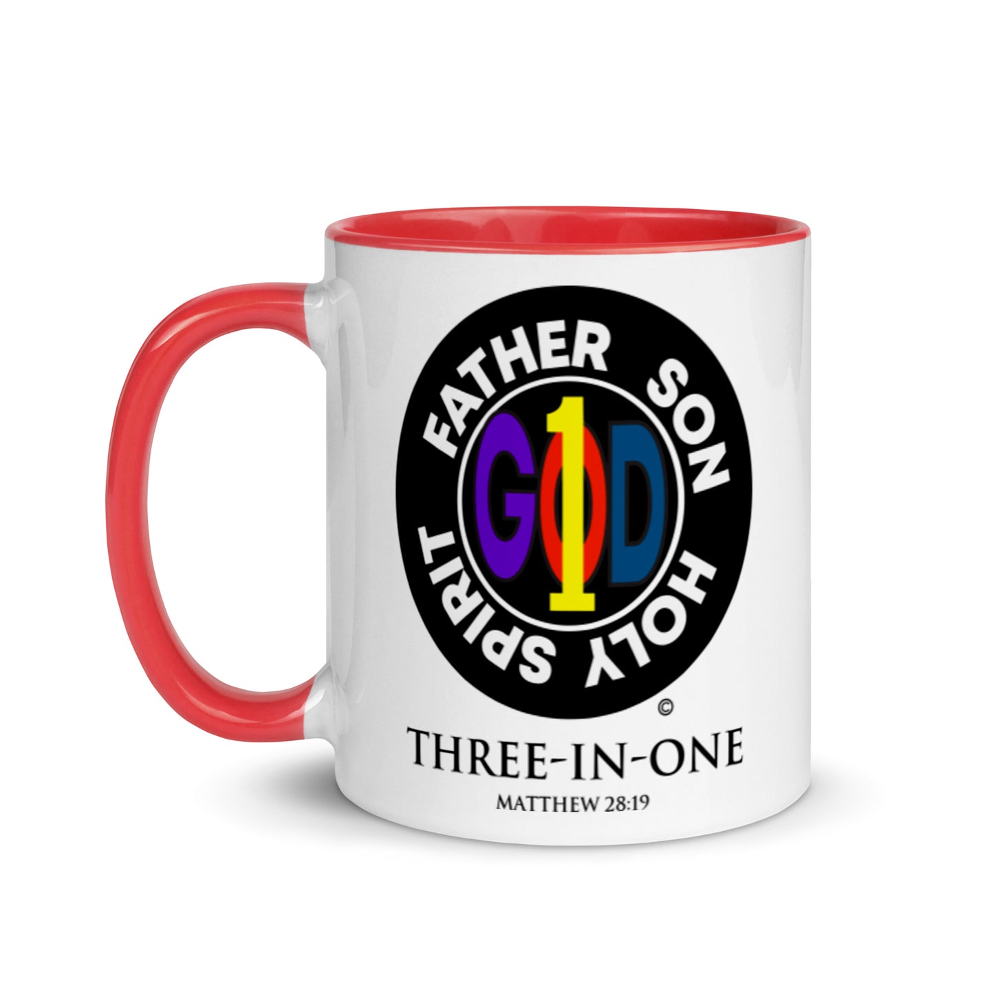 Three-in-One Mug with Color Inside
