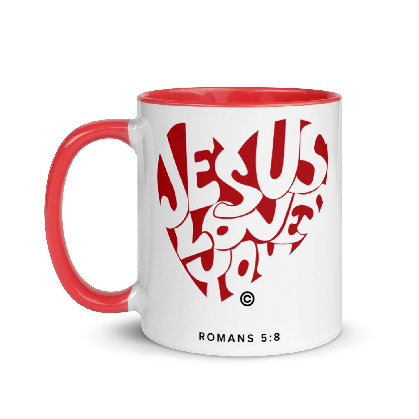 Jesus Loves You Mug with Color Inside