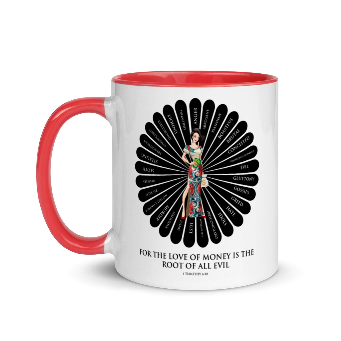 For the Love of Money Mug with Color Inside