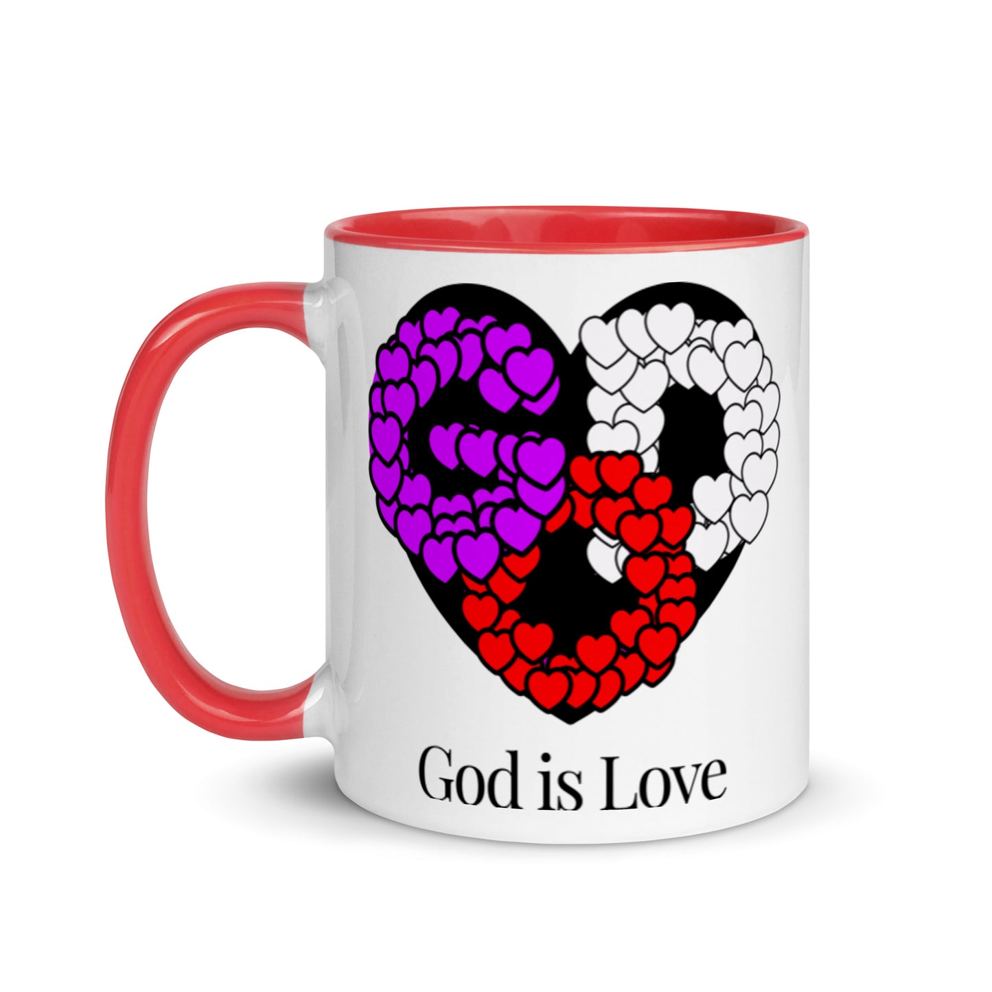 God is Love Mug with Color Inside