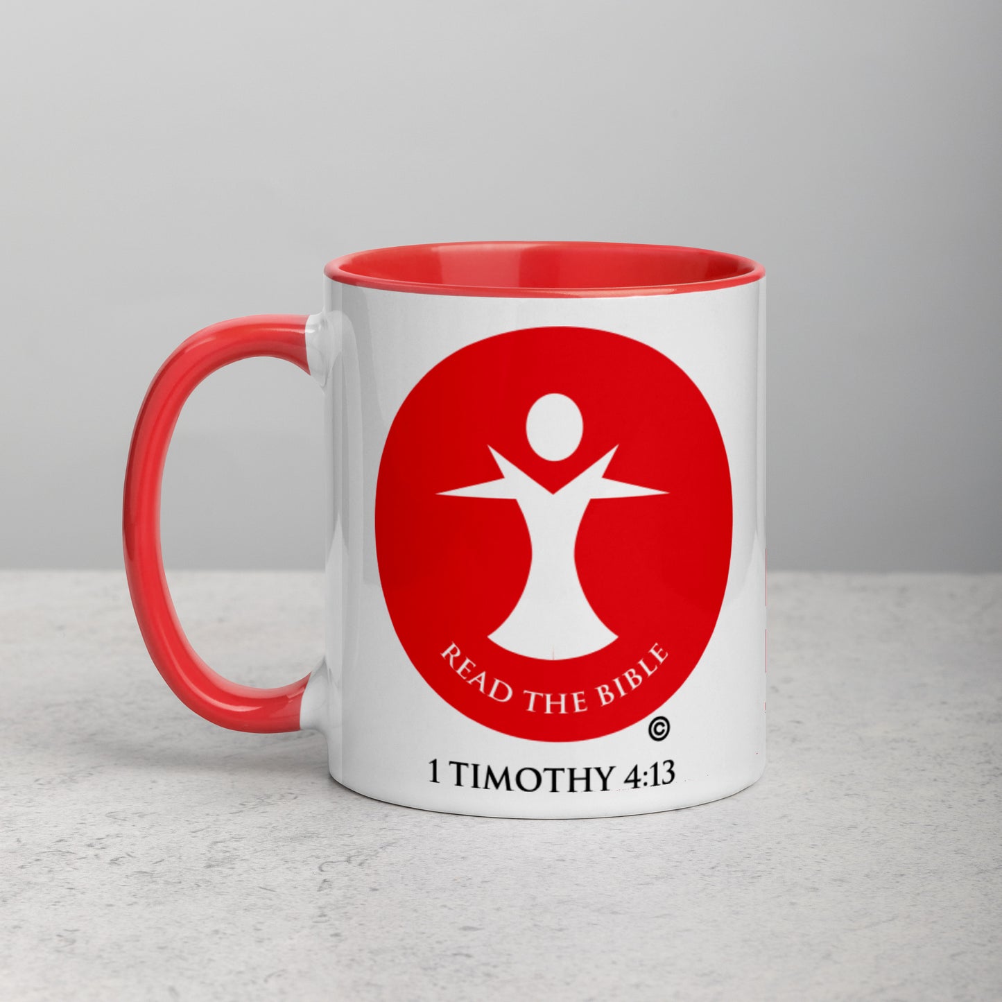 Read the Bible Mug with Color Inside
