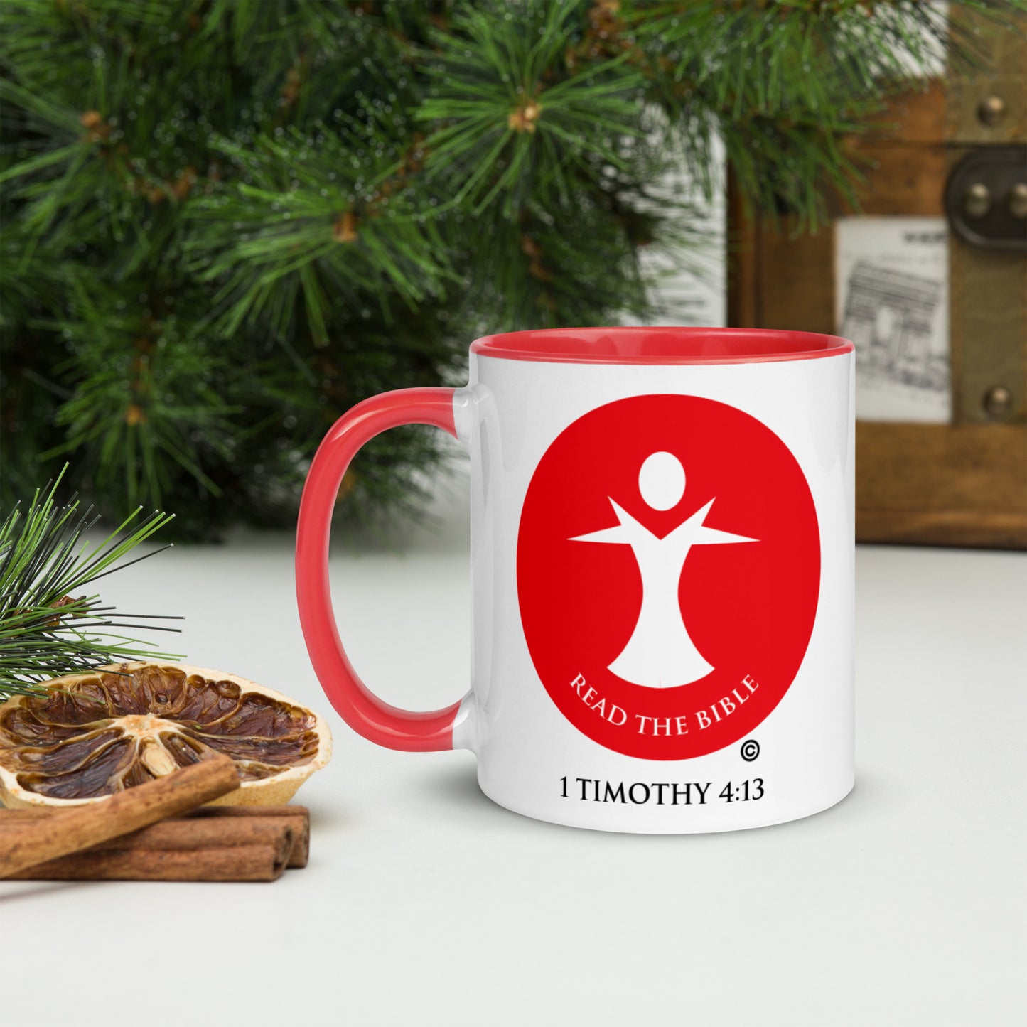 Read the Bible Mug with Color Inside