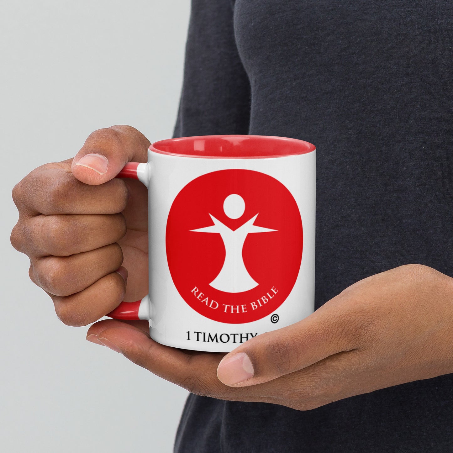 Read the Bible Mug with Color Inside