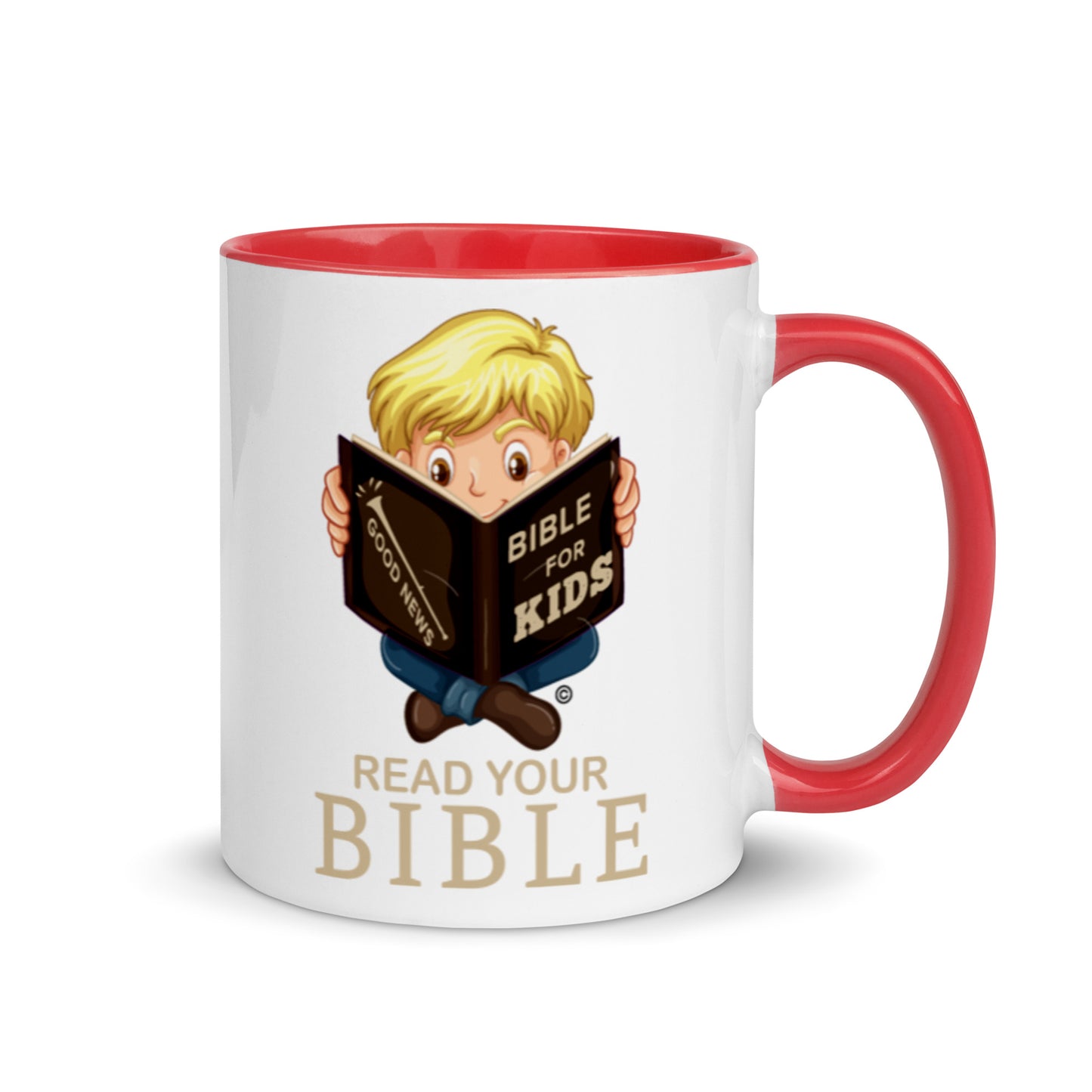 Read Your Bible Mug with Color Inside
