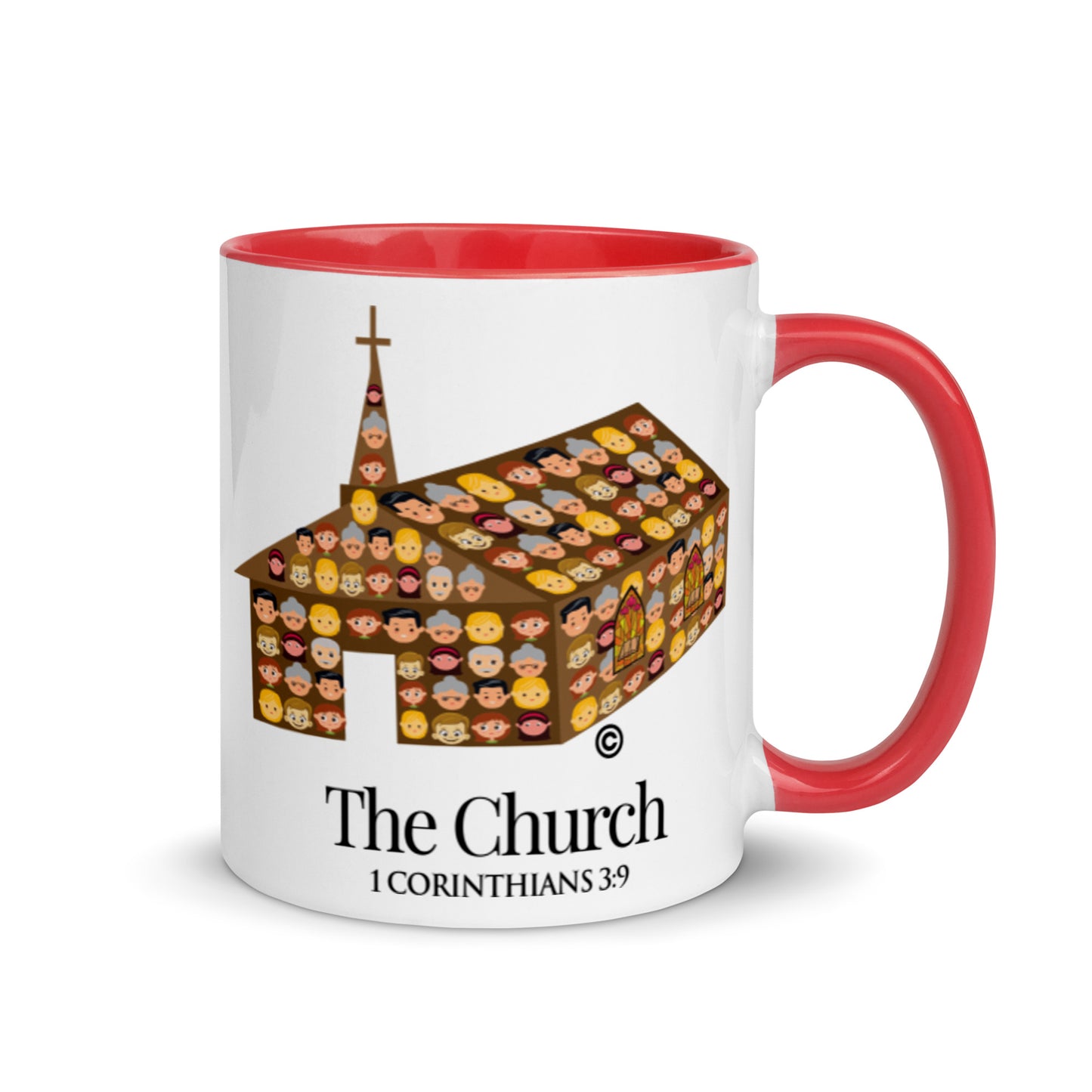 The Church Mug with Color Inside