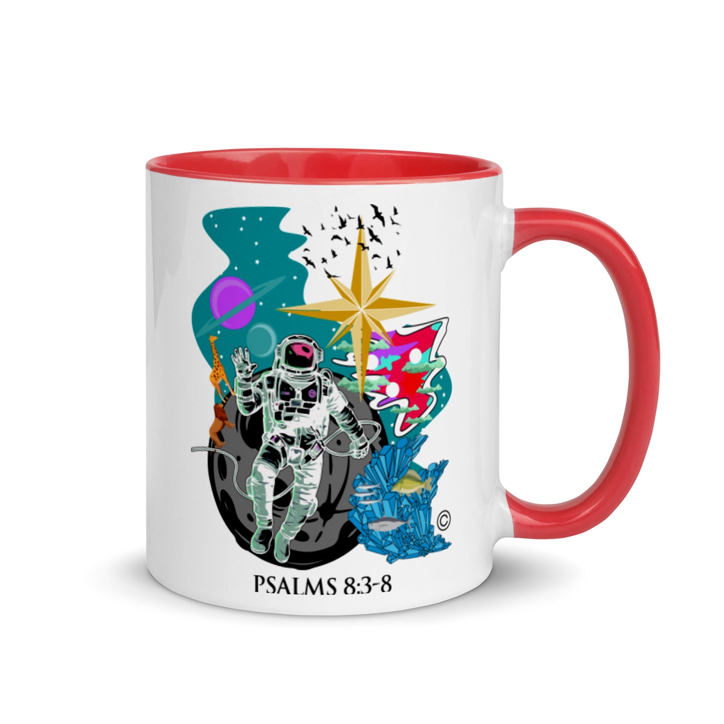 God's Creation Mug with Color Inside