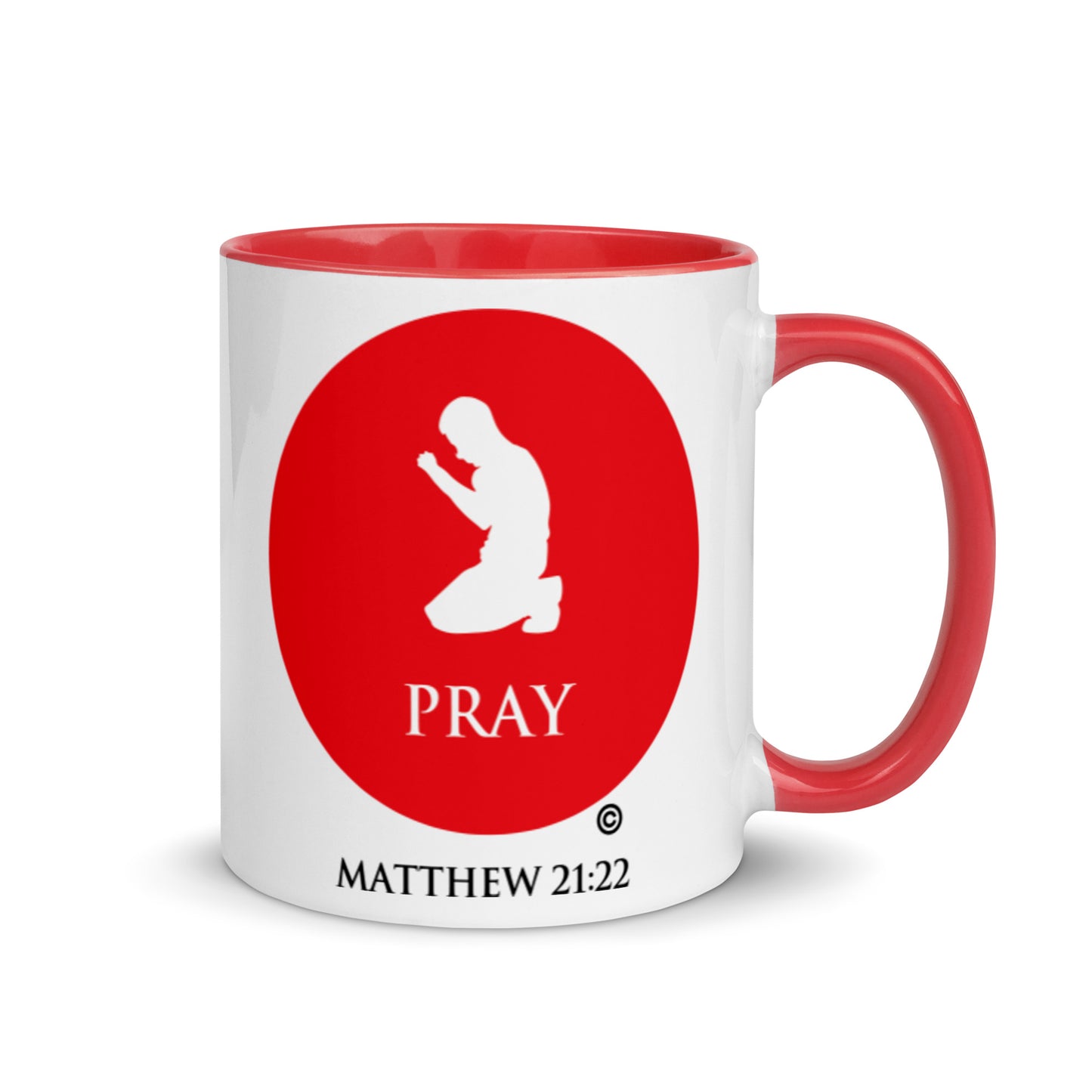 Pray Mug with Color Inside