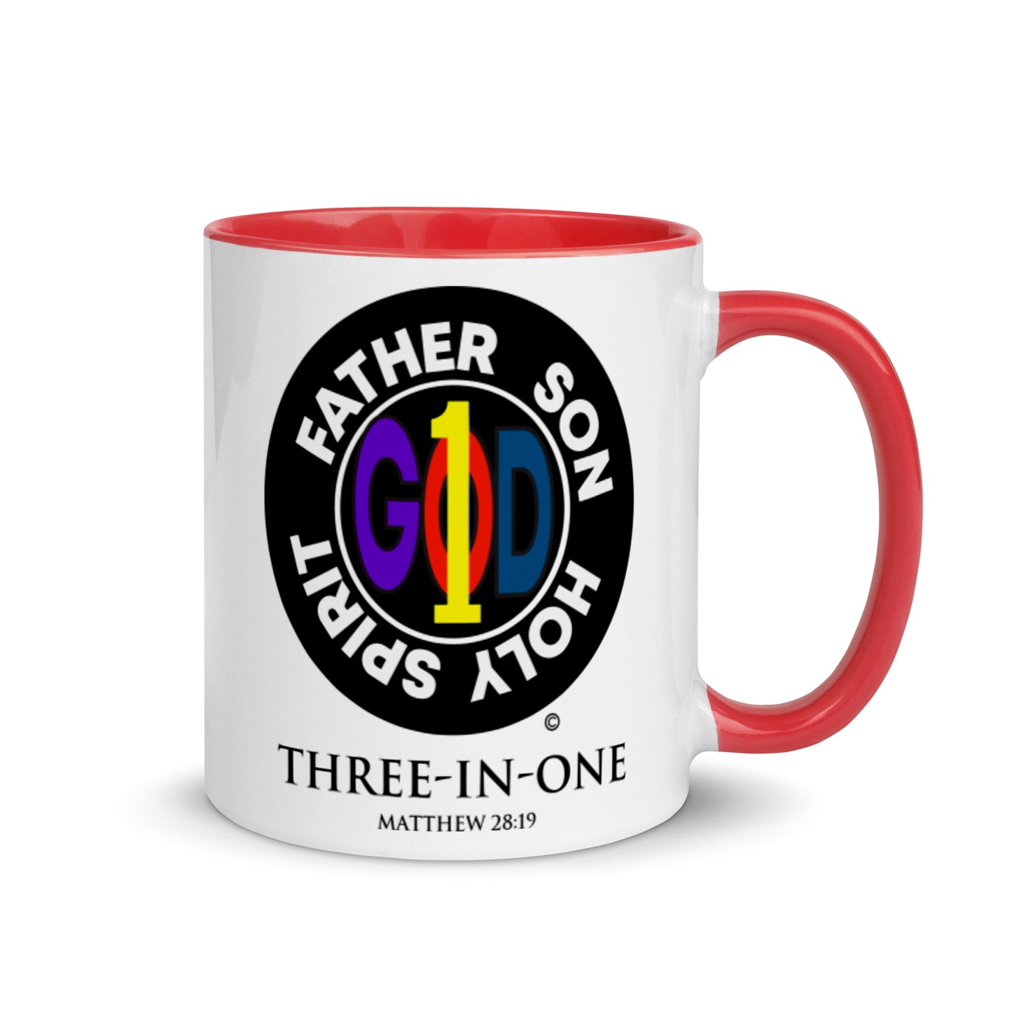 Three-in-One Mug with Color Inside