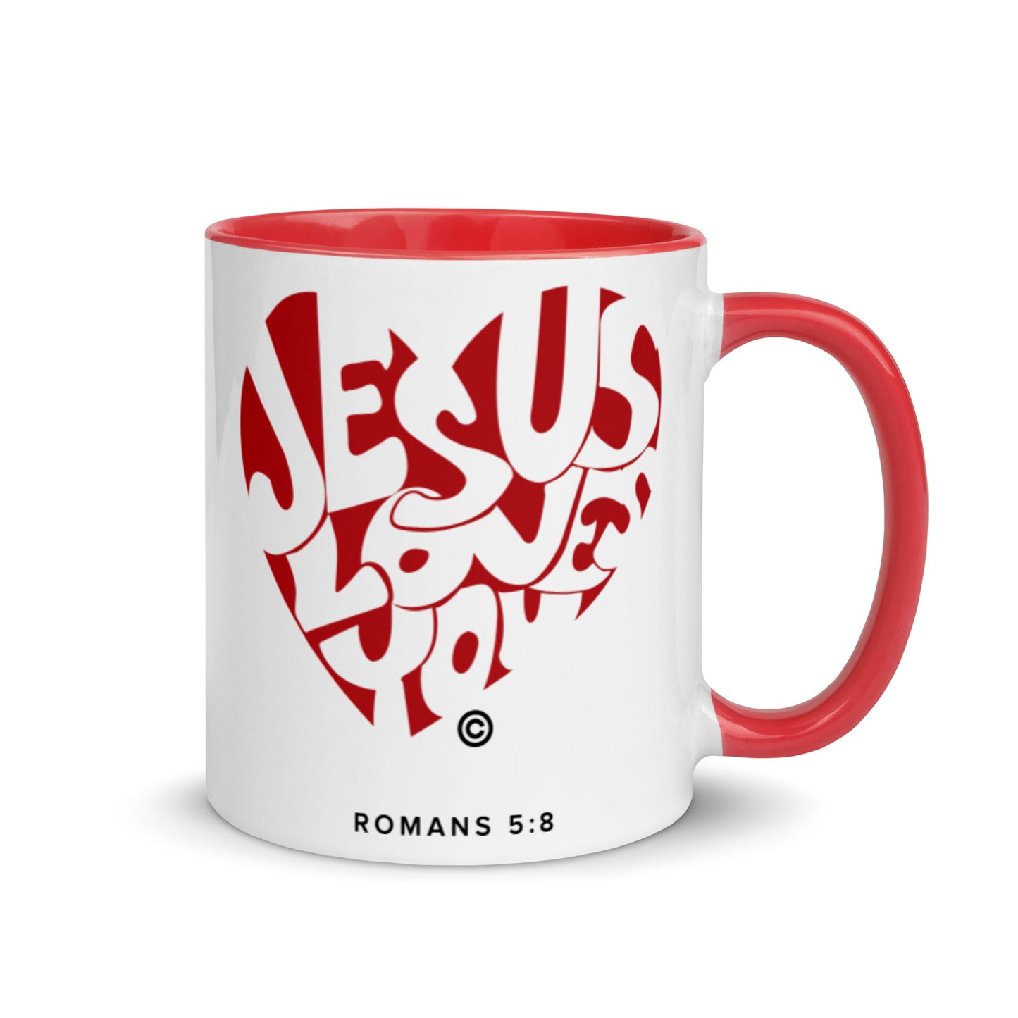 Jesus Loves You Mug with Color Inside