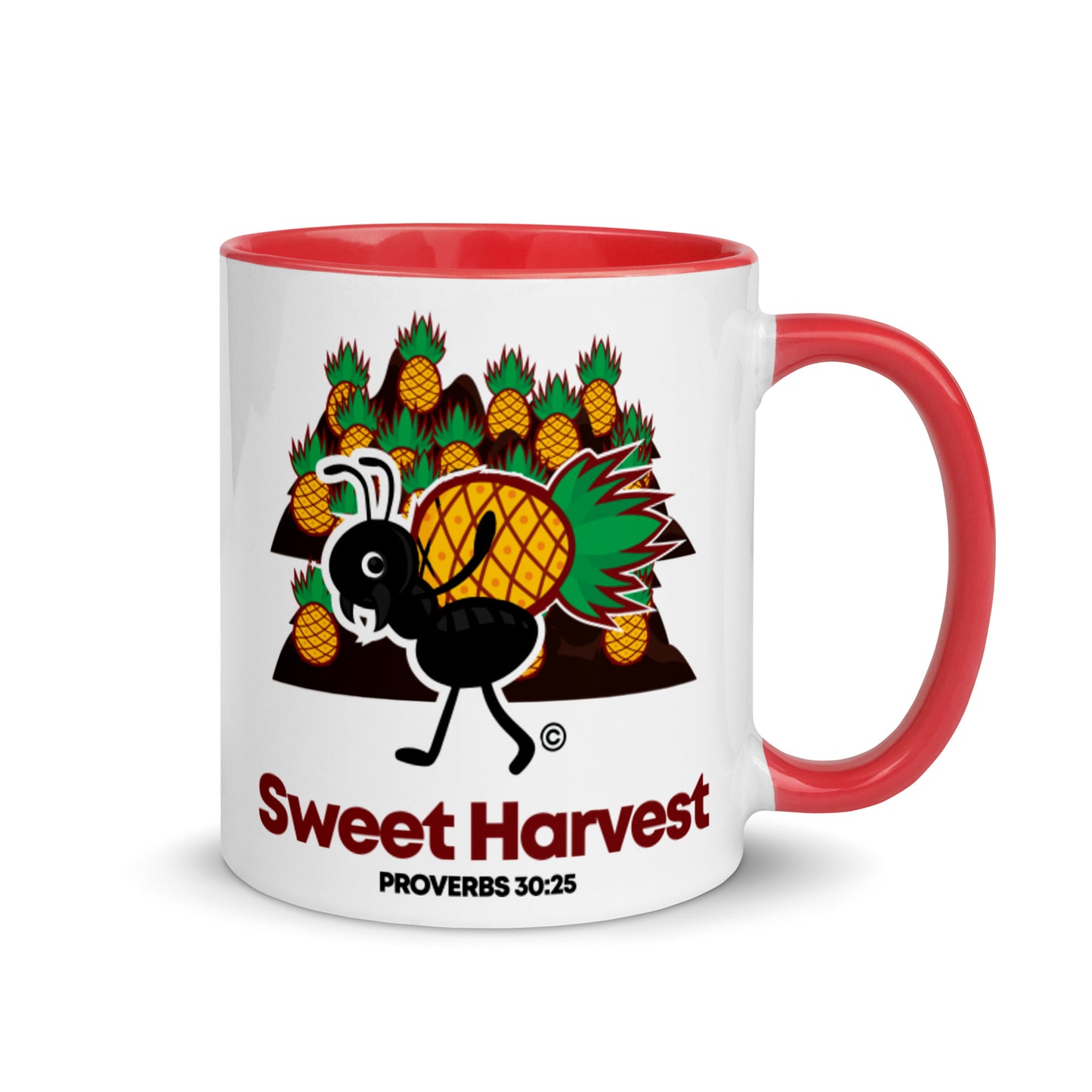 Sweet Harvest Mug with Color Inside