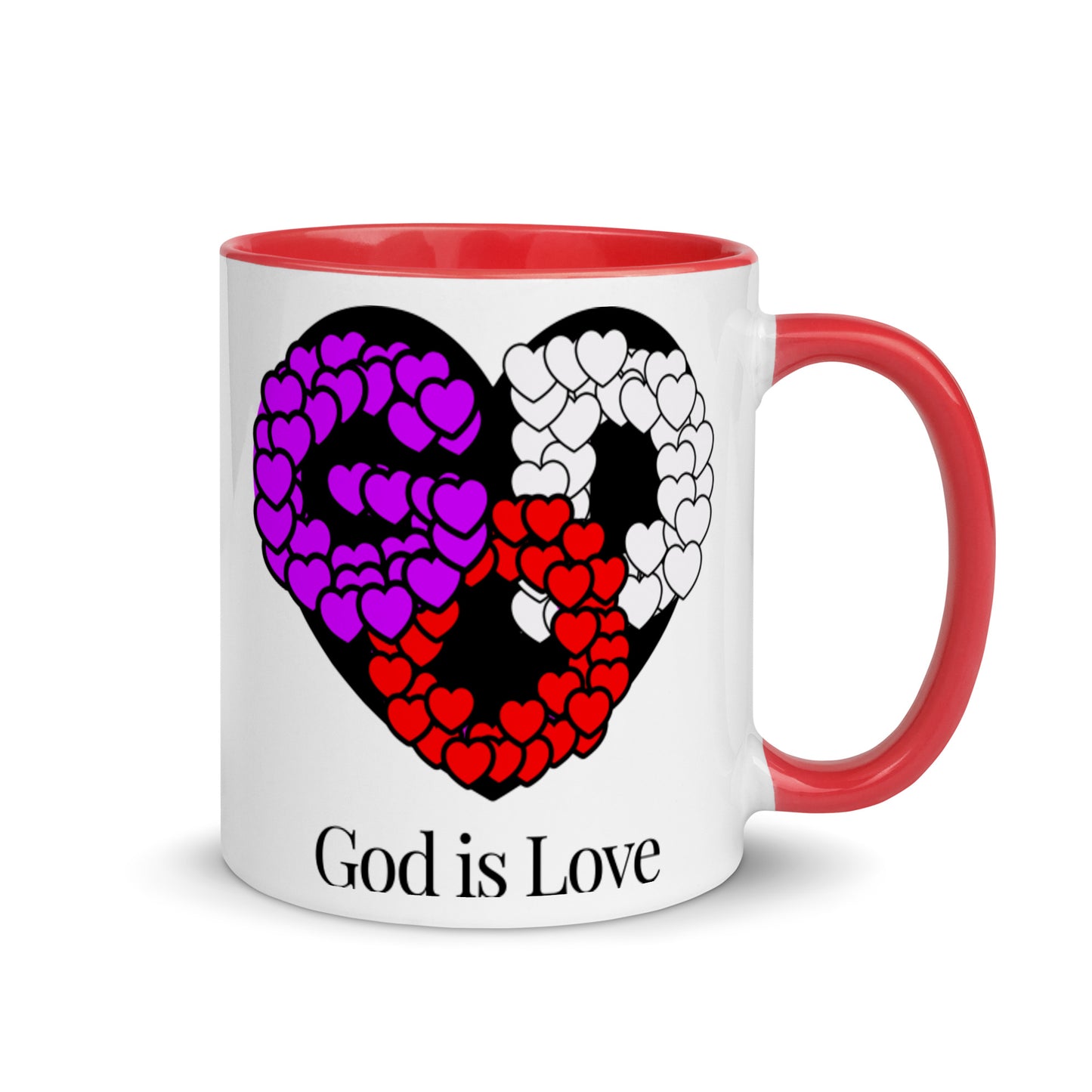 God is Love Mug with Color Inside
