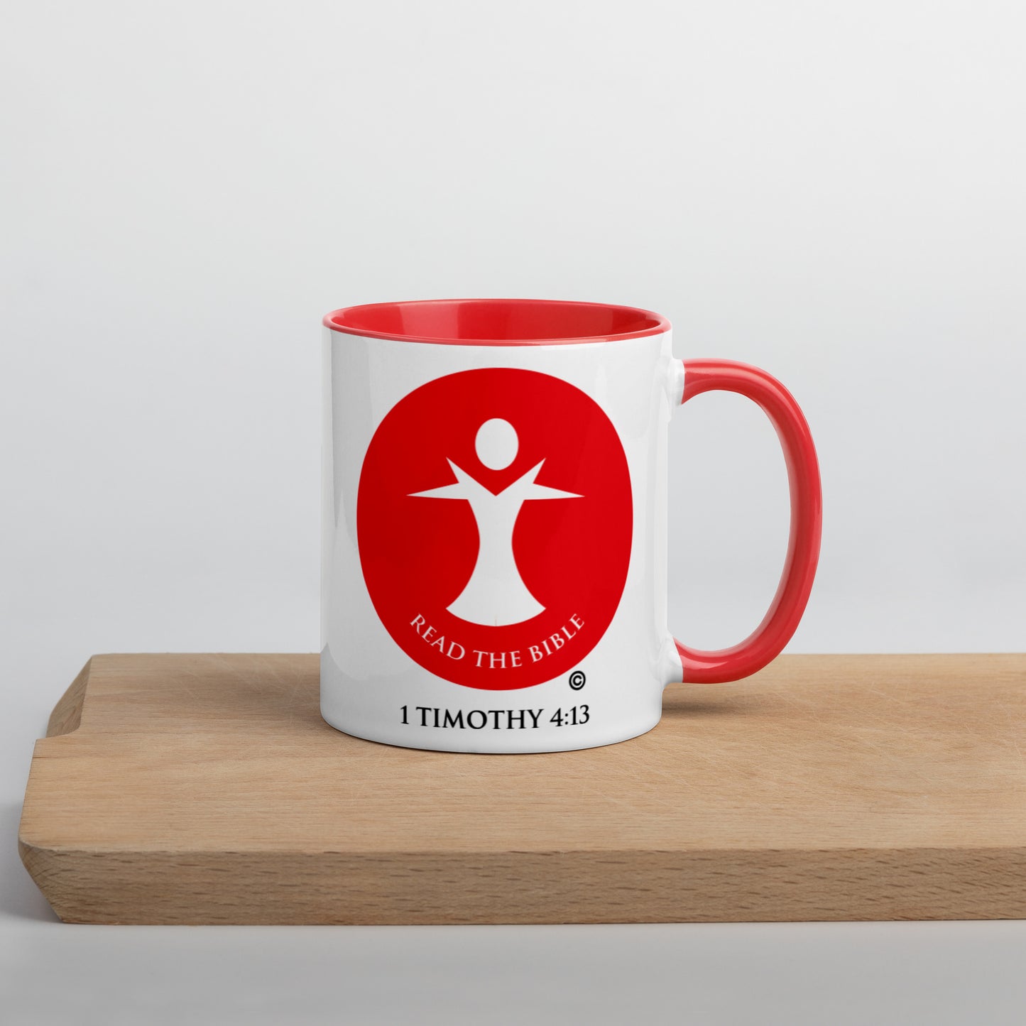 Read the Bible Mug with Color Inside