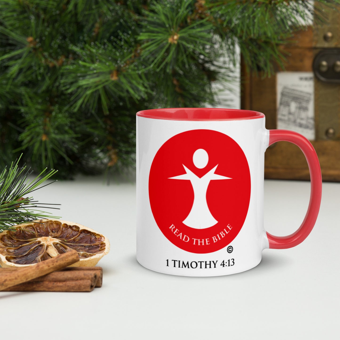 Read the Bible Mug with Color Inside