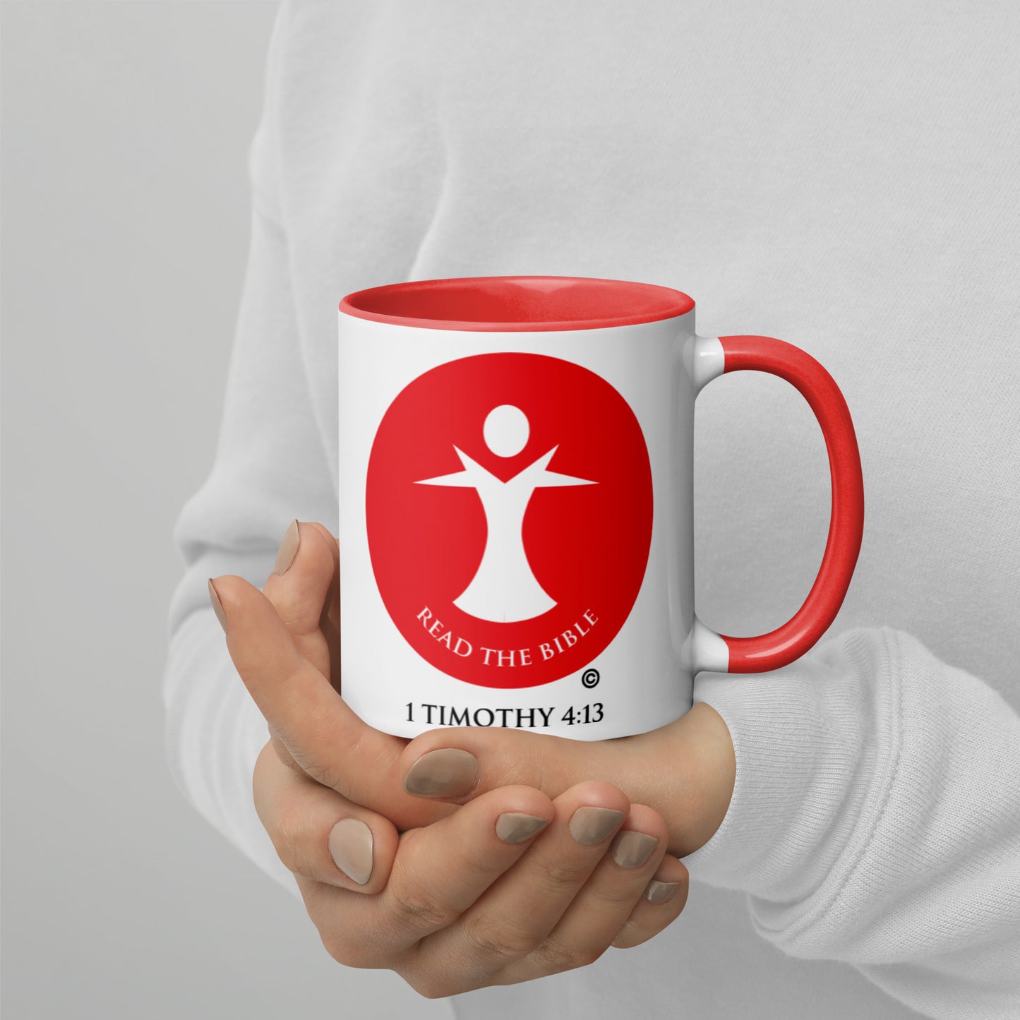 Read the Bible Mug with Color Inside