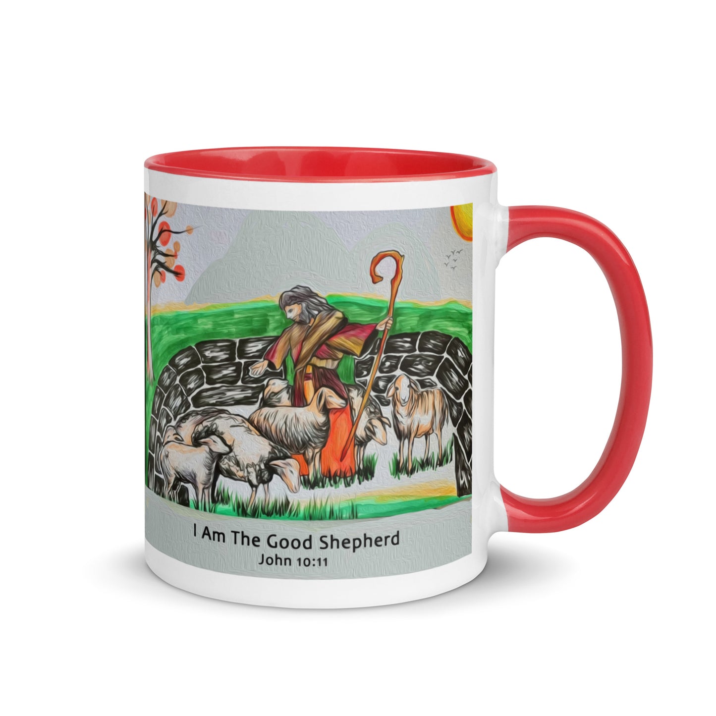 Good Shepherd Mug with Color Inside