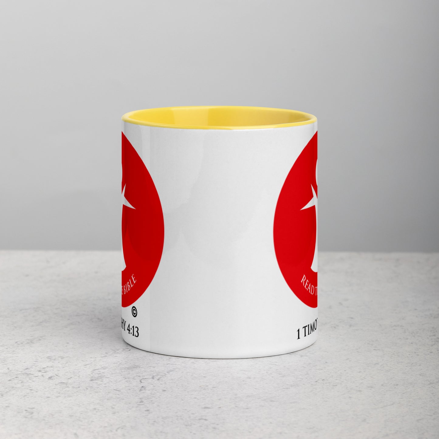 Read the Bible Mug with Color Inside