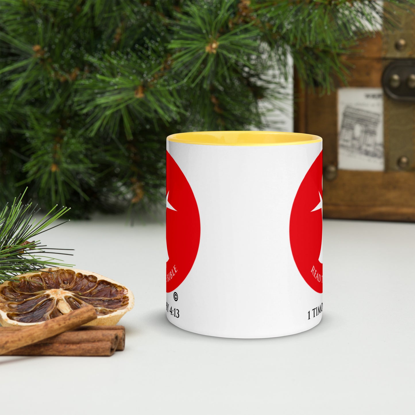 Read the Bible Mug with Color Inside