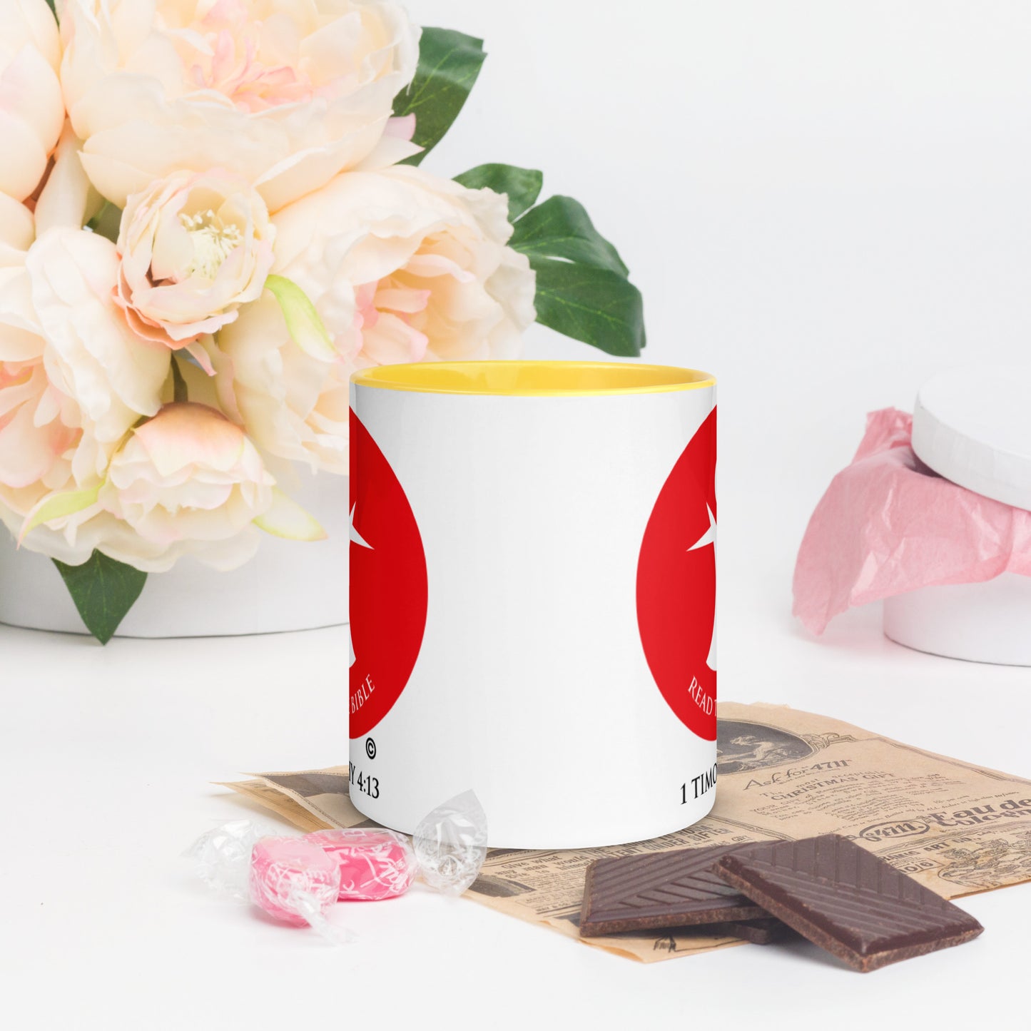 Read the Bible Mug with Color Inside