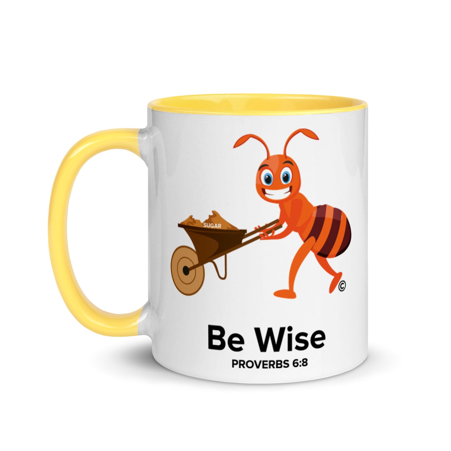 Be Wise Mug with Color Inside