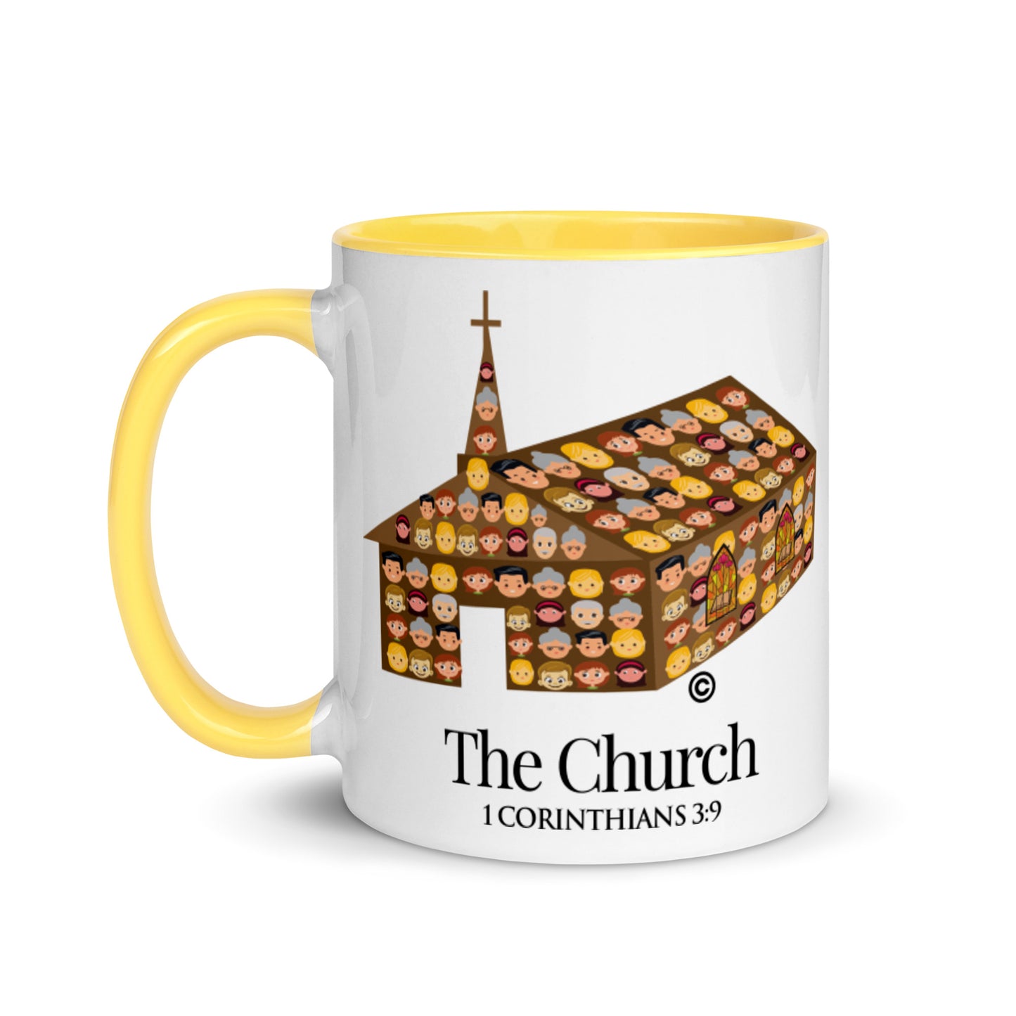 The Church Mug with Color Inside