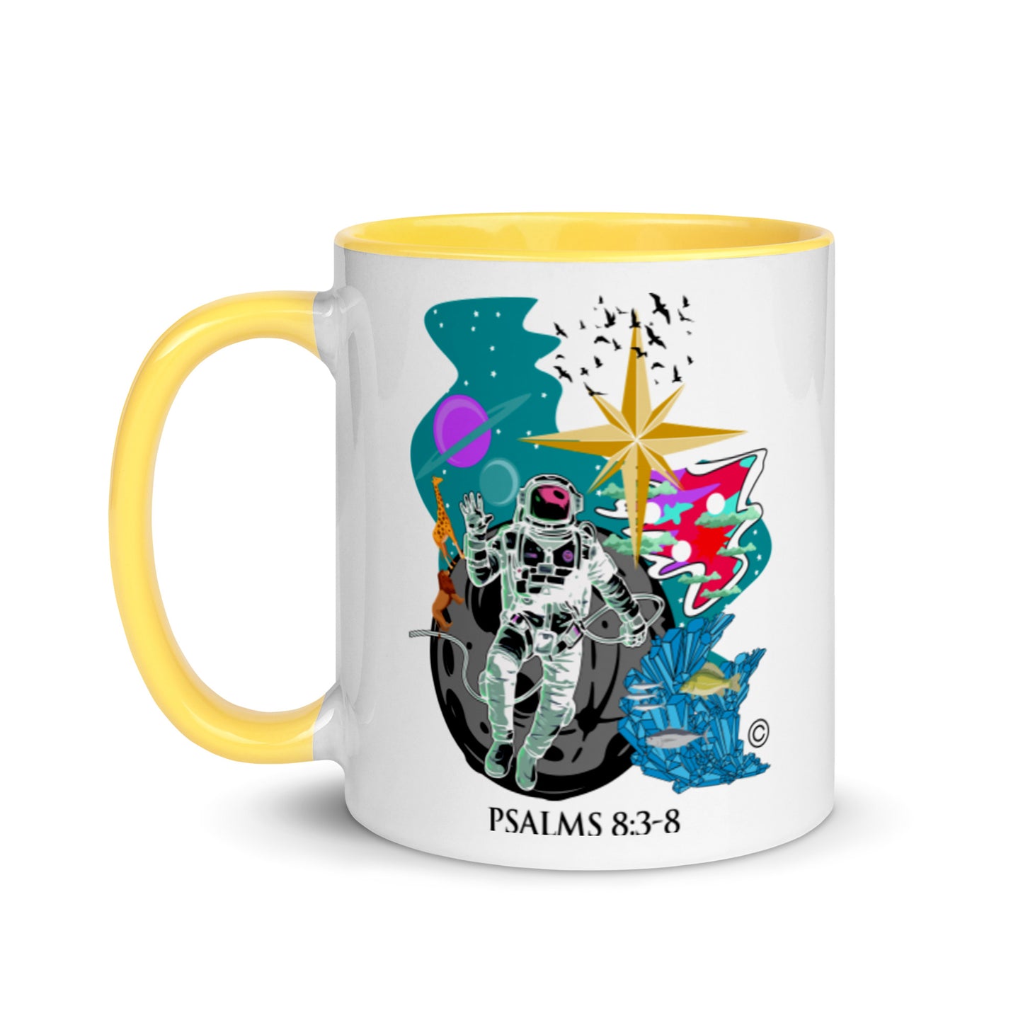 God's Creation Mug with Color Inside