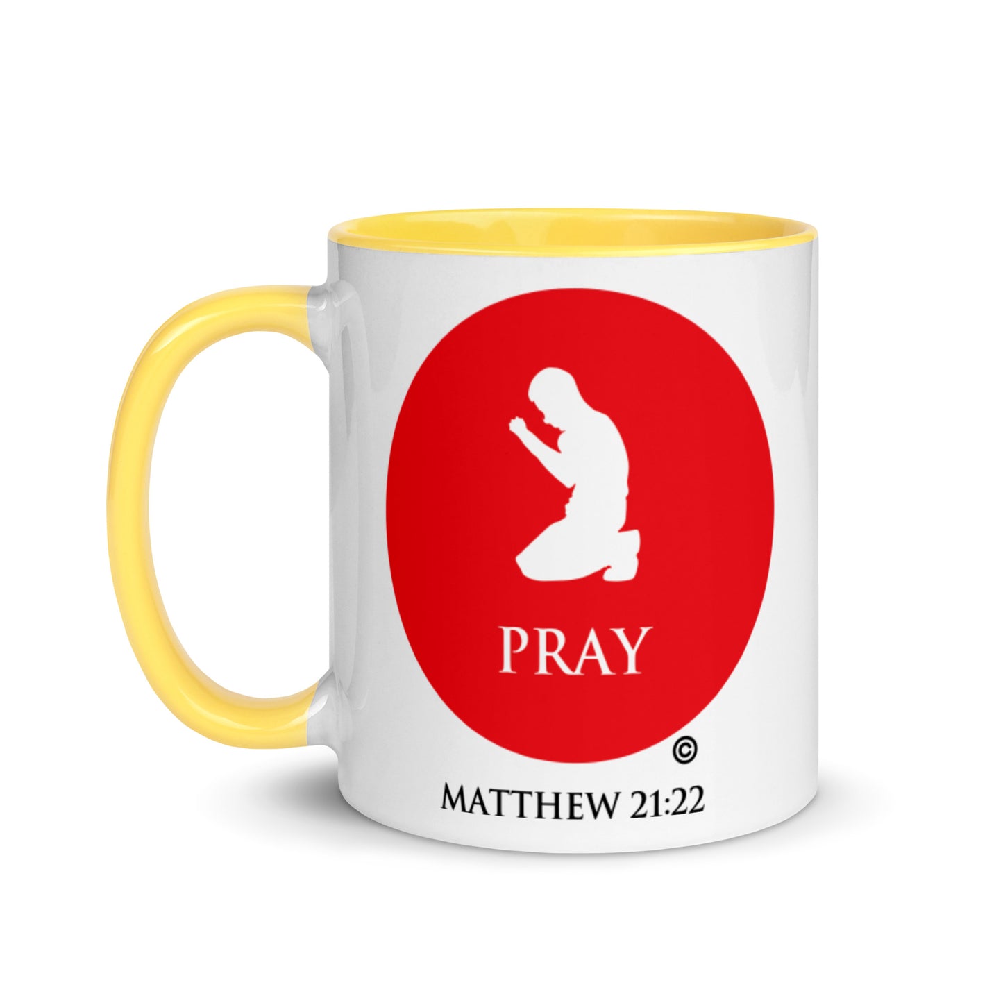 Pray Mug with Color Inside