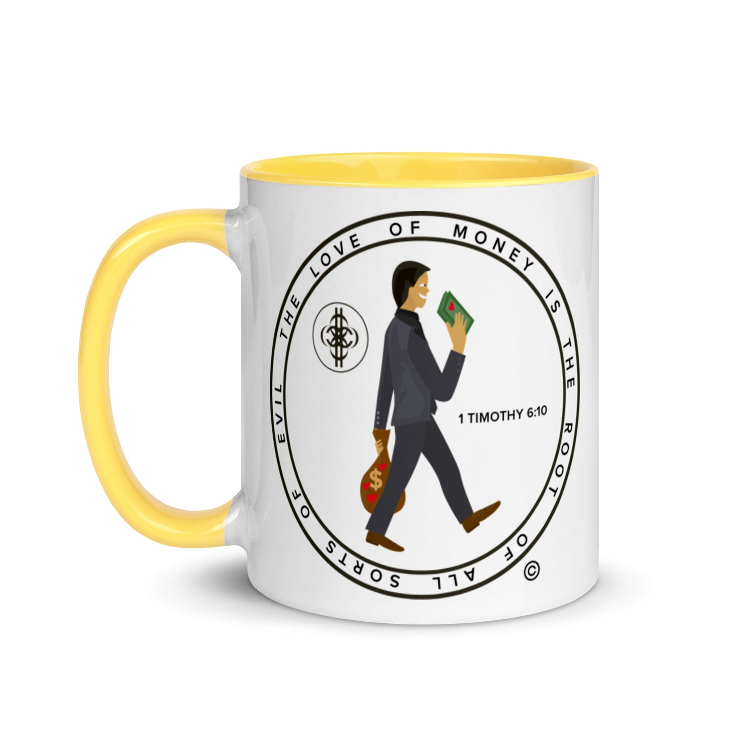 The Love of Money Mug with Color Inside