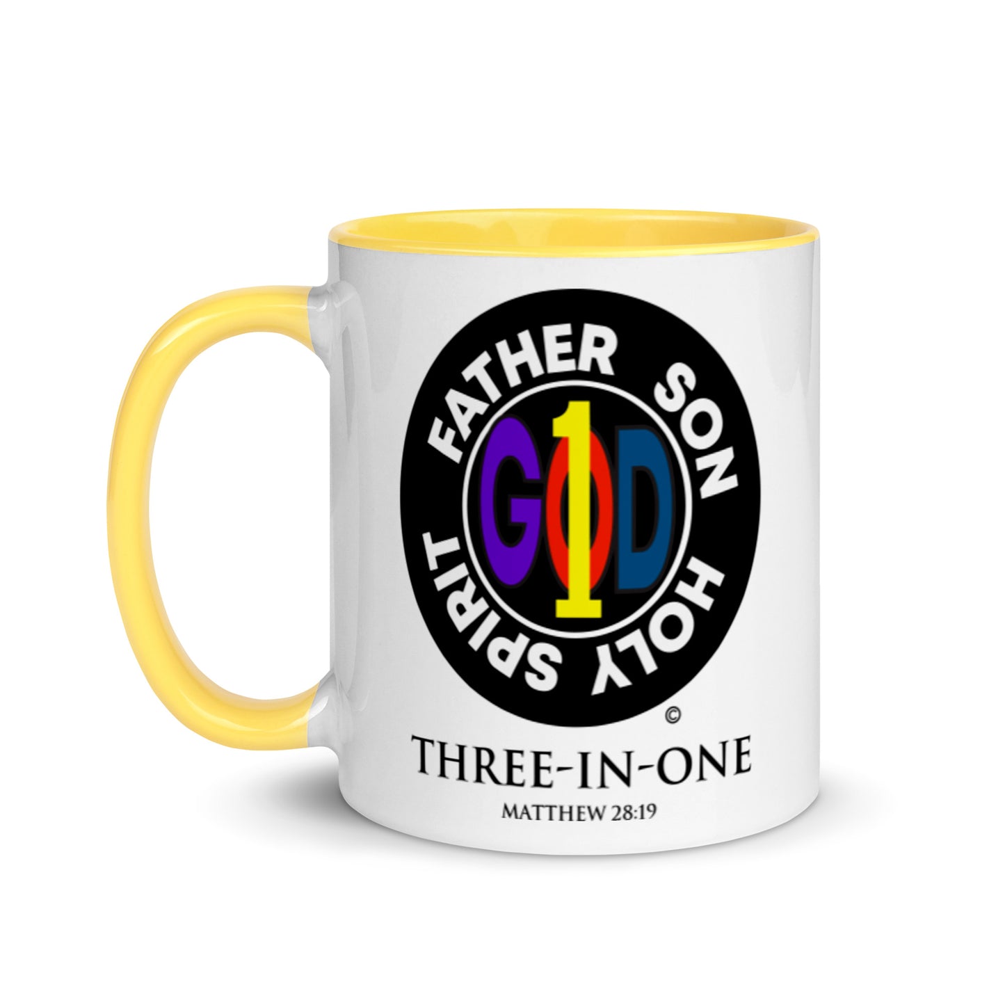Three-in-One Mug with Color Inside