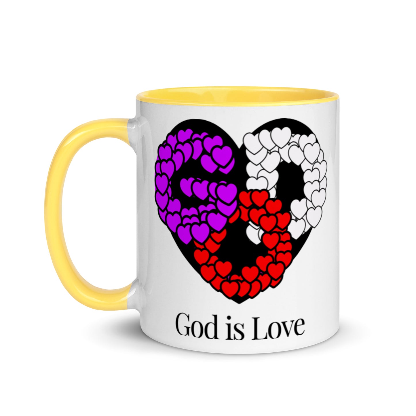 God is Love Mug with Color Inside