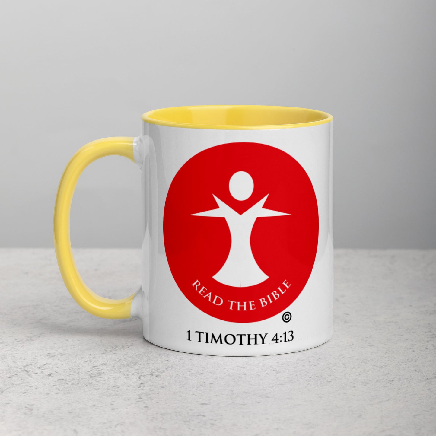 Read the Bible Mug with Color Inside