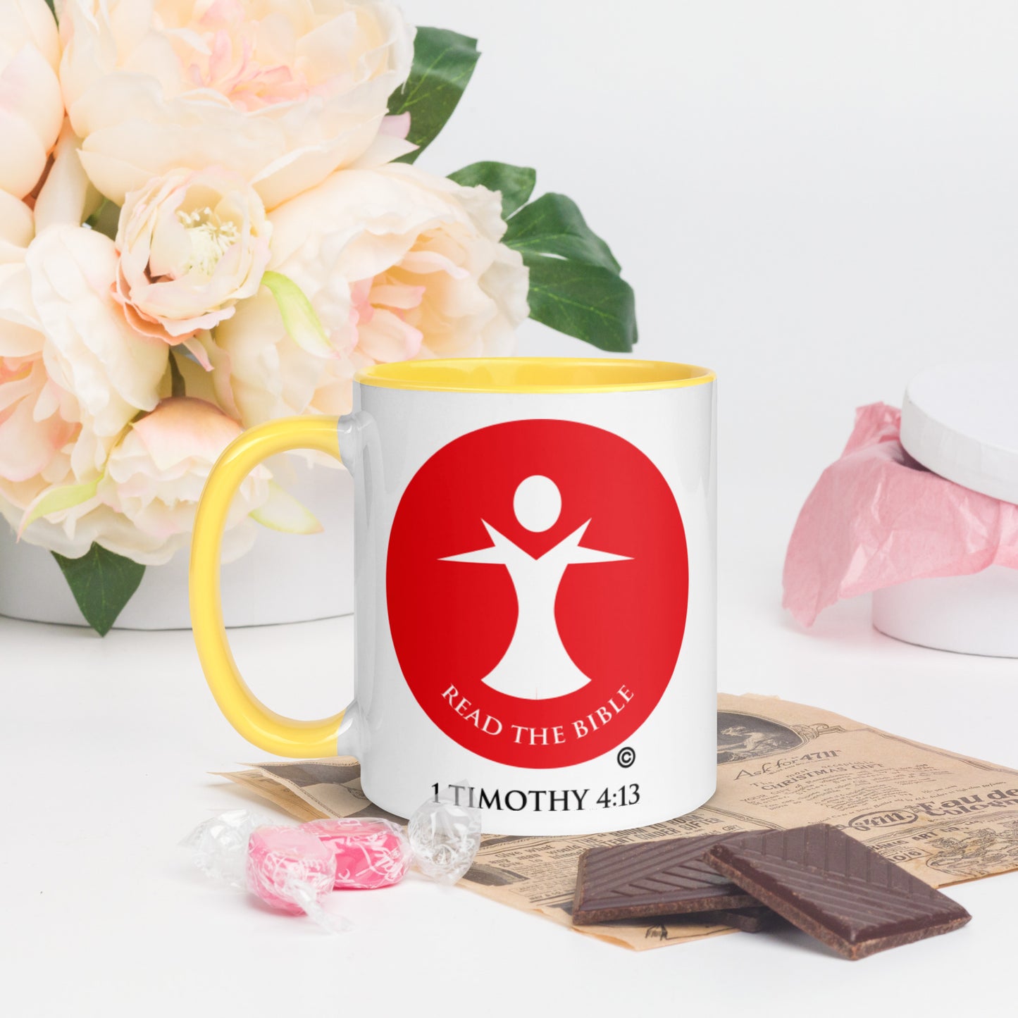 Read the Bible Mug with Color Inside