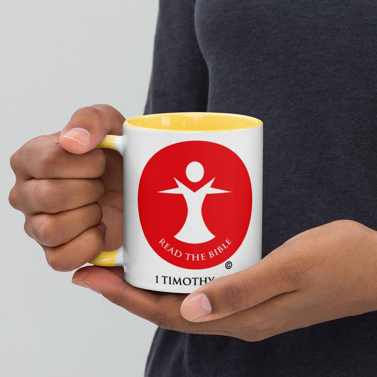 Read the Bible Mug with Color Inside