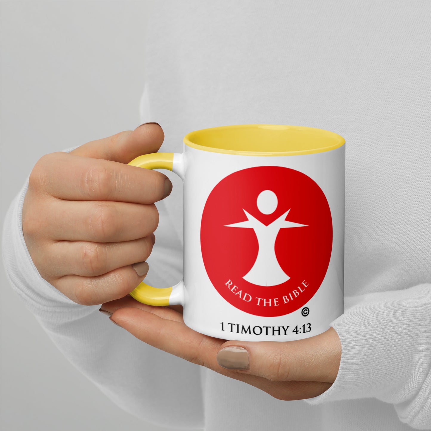 Read the Bible Mug with Color Inside