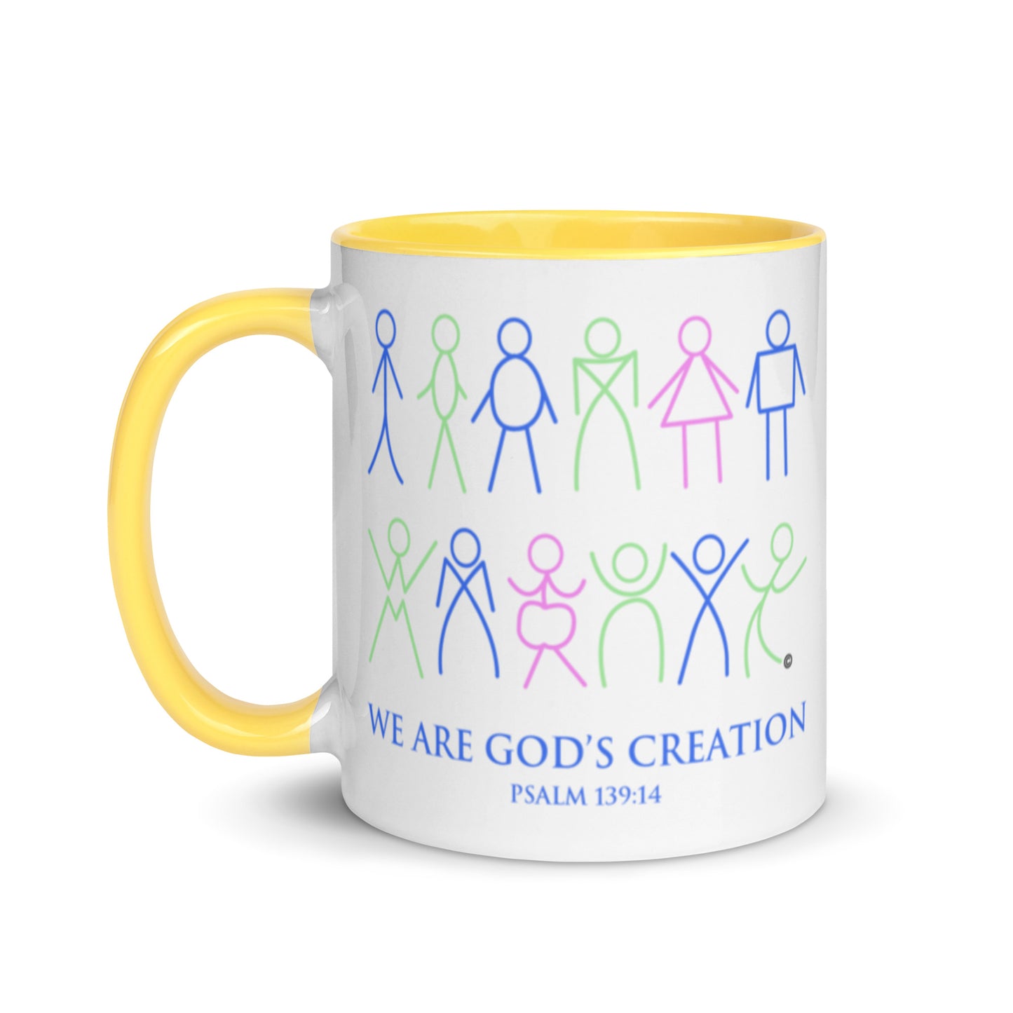 We Are God's Creation Mug with Color Inside