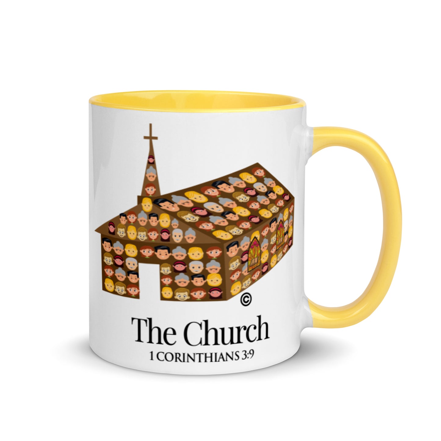 The Church Mug with Color Inside