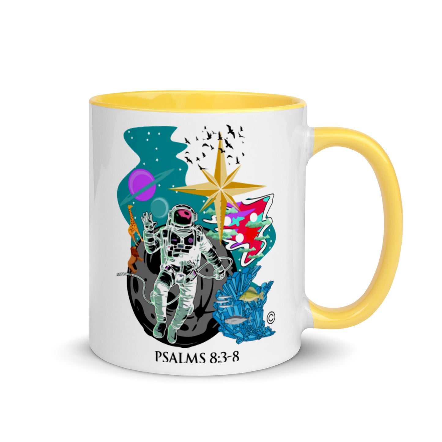 God's Creation Mug with Color Inside