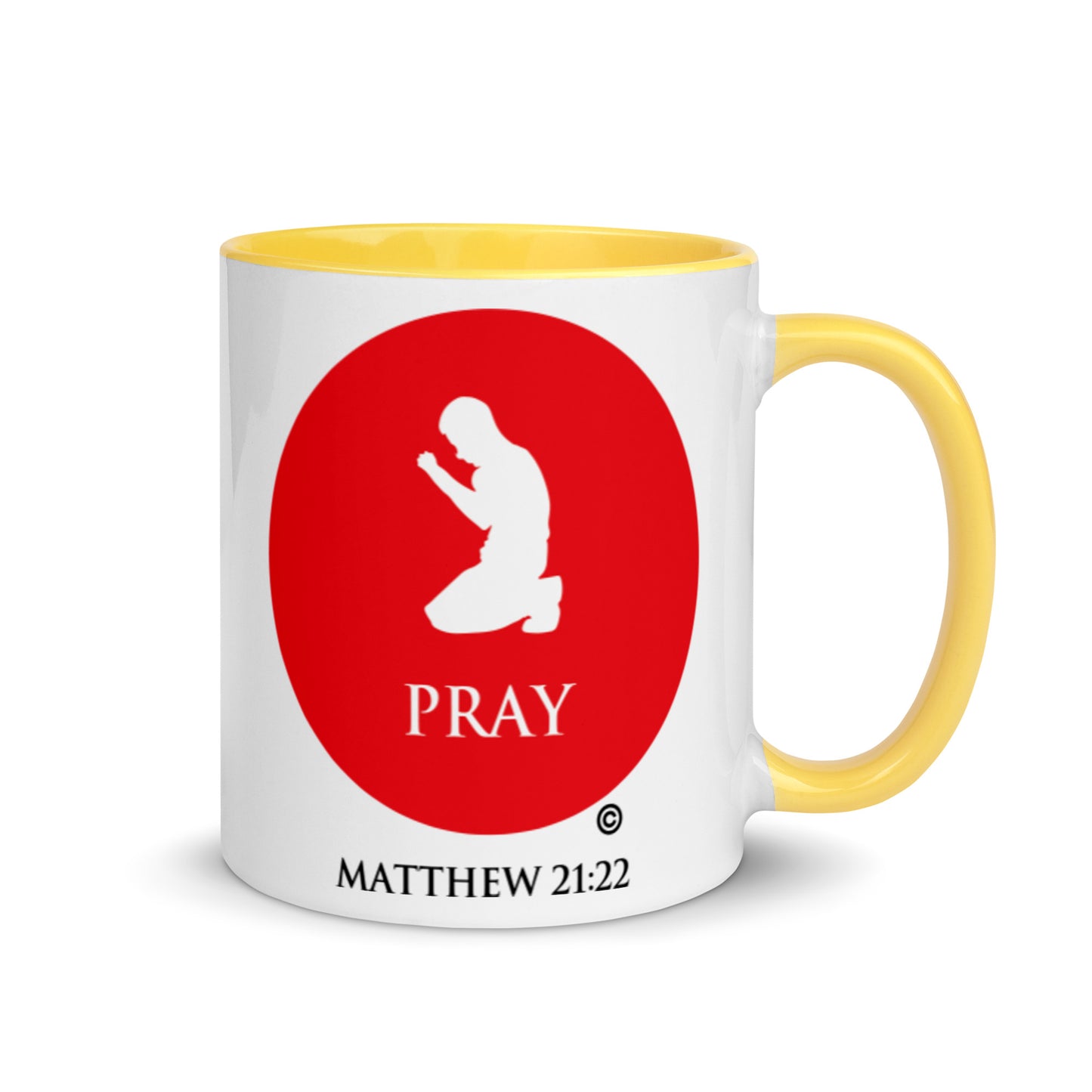 Pray Mug with Color Inside