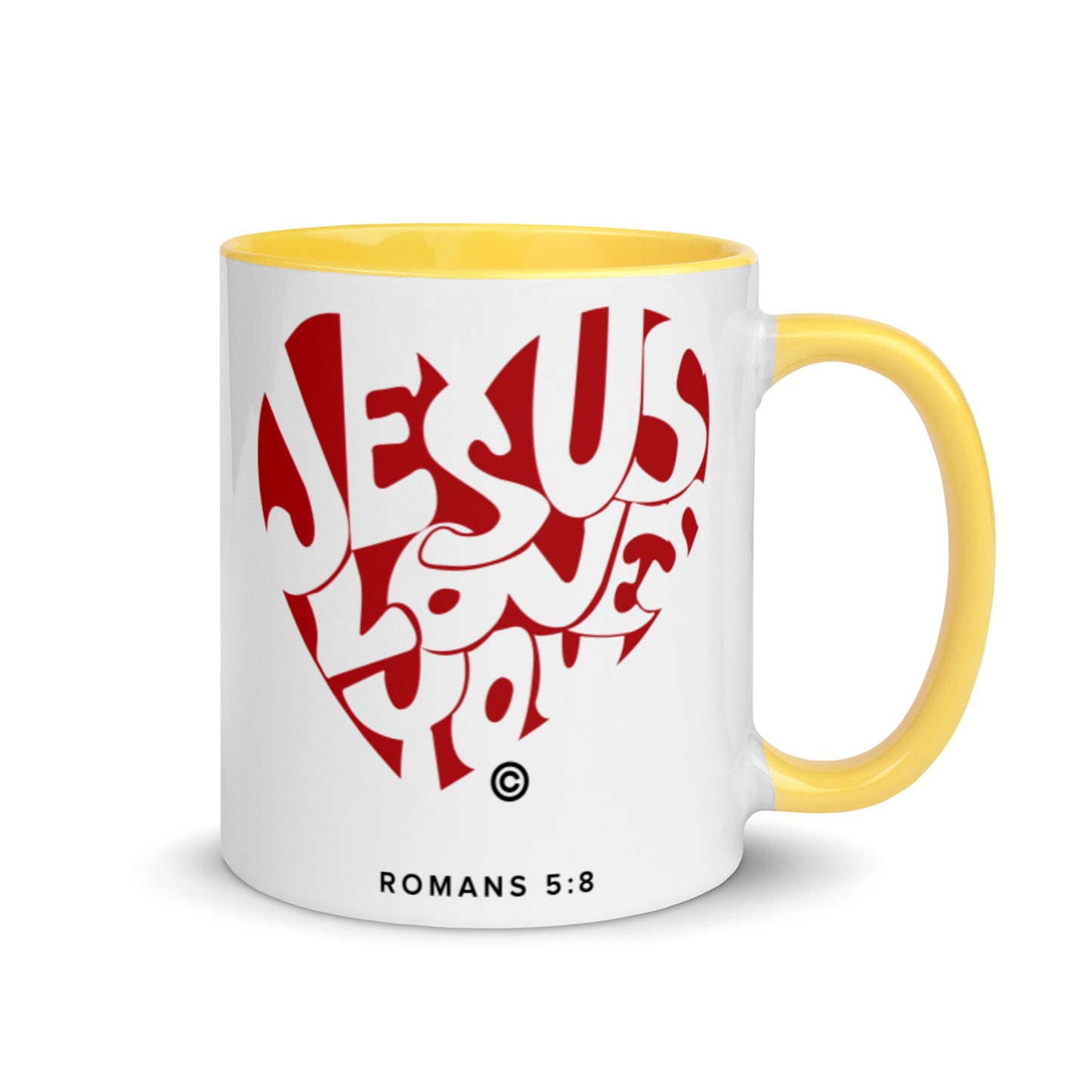 Jesus Loves You Mug with Color Inside