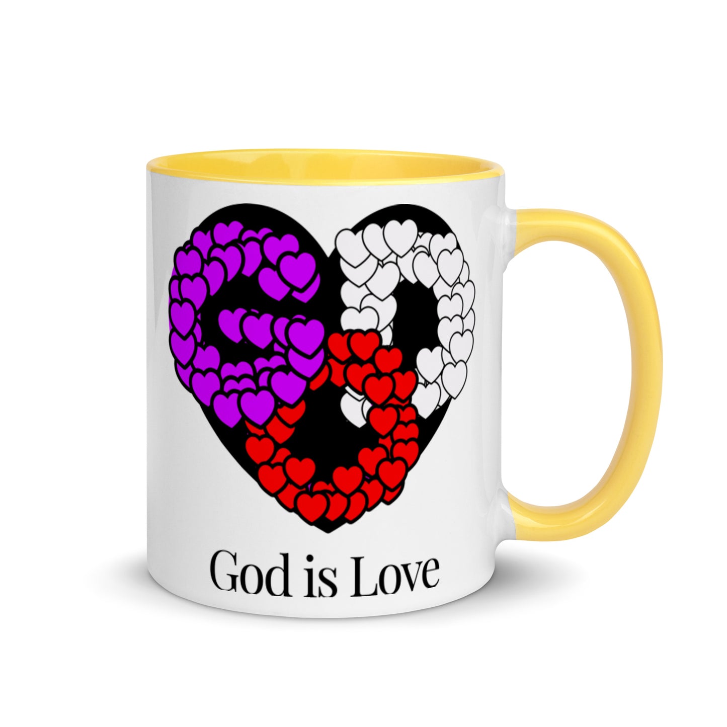 God is Love Mug with Color Inside
