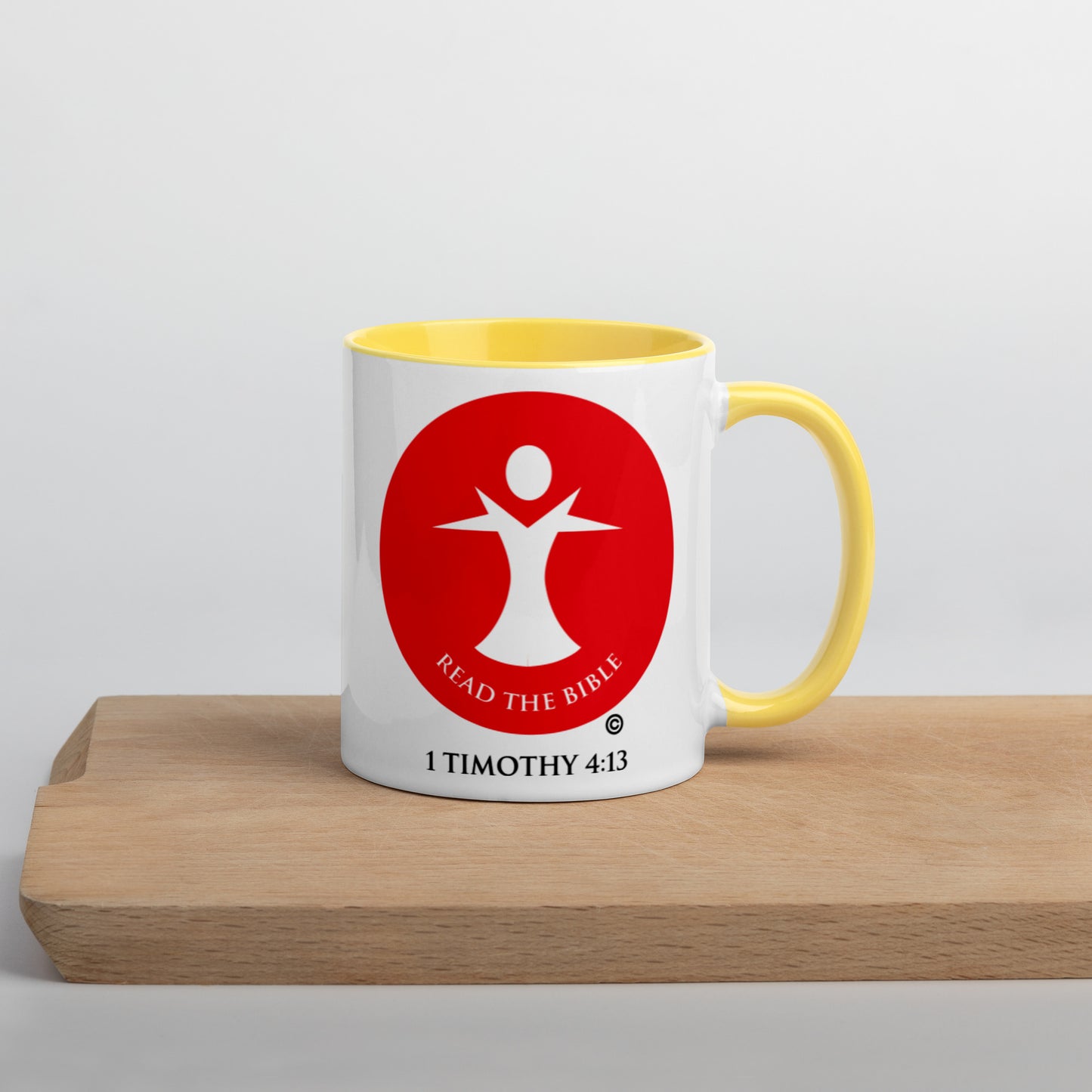Read the Bible Mug with Color Inside