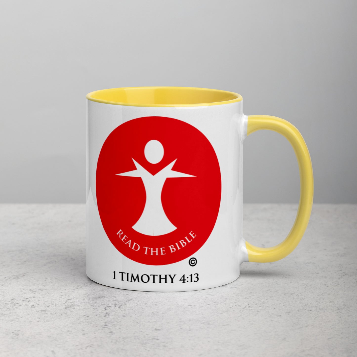 Read the Bible Mug with Color Inside