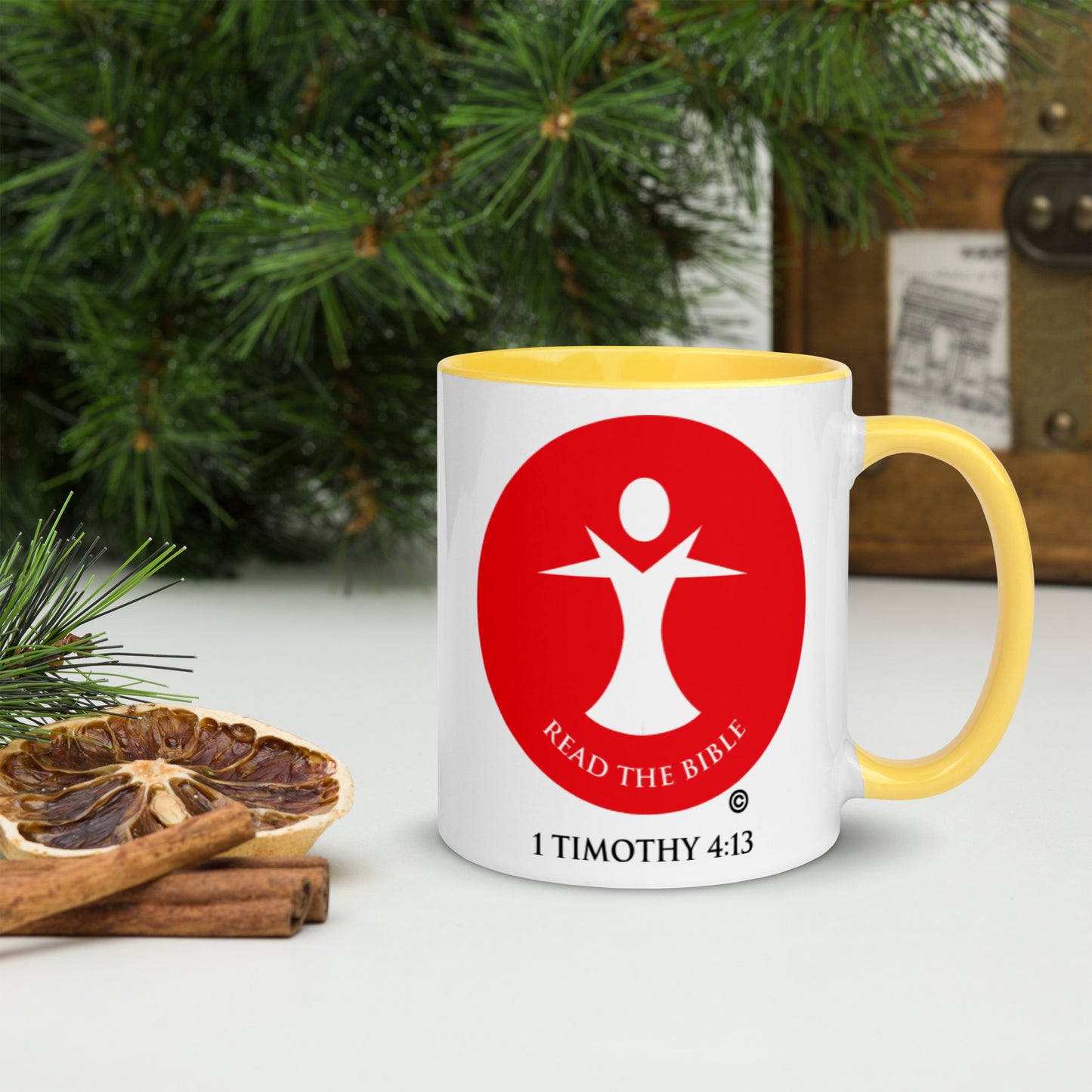 Read the Bible Mug with Color Inside